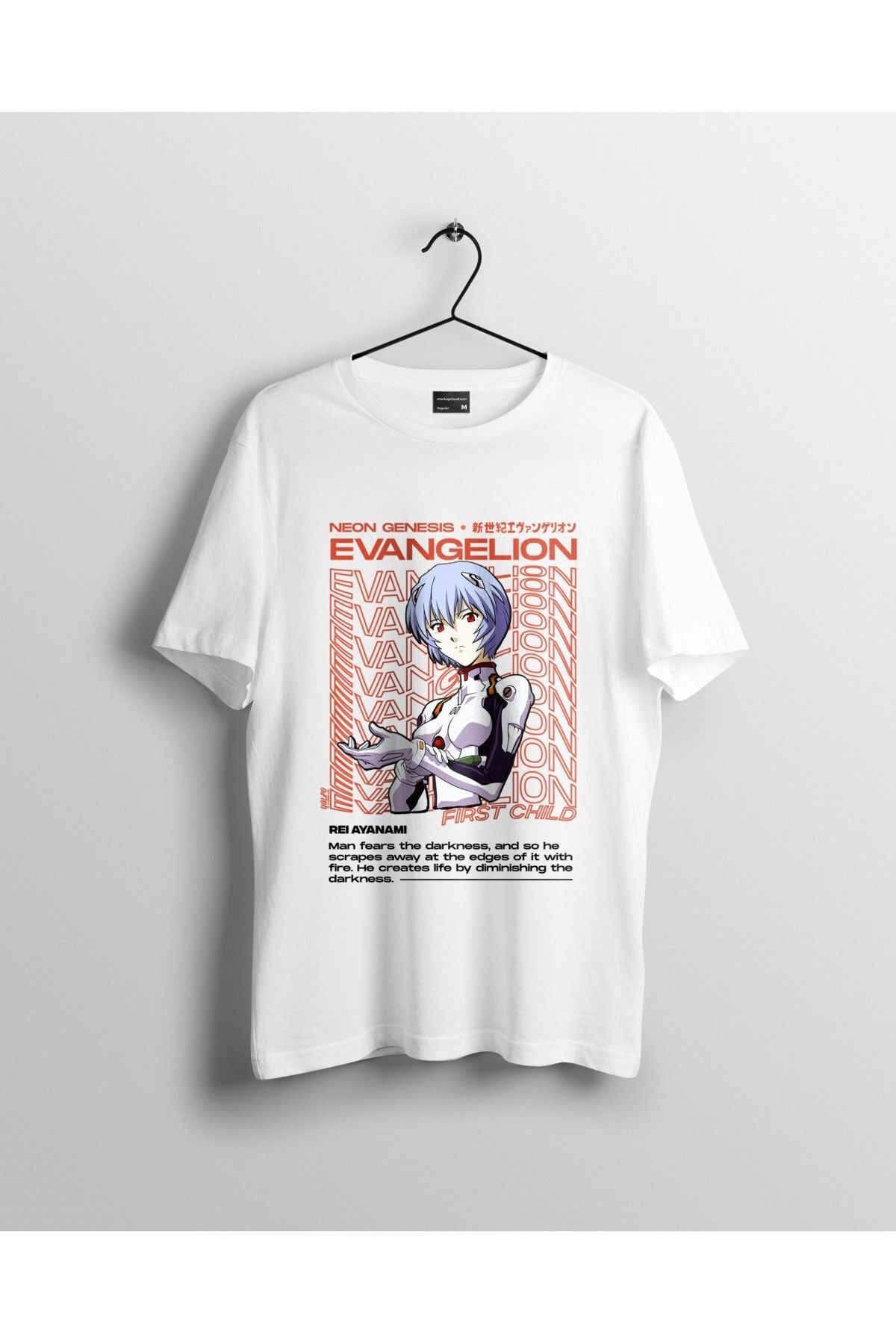 Rei Ayanami Evangelion Aesthetic Anime Tişört