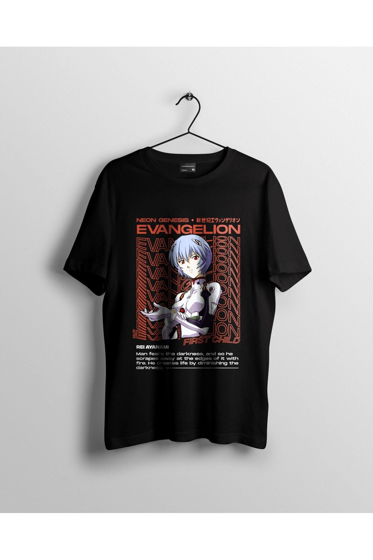 Rei Ayanami Evangelion Aesthetic Anime Tişört