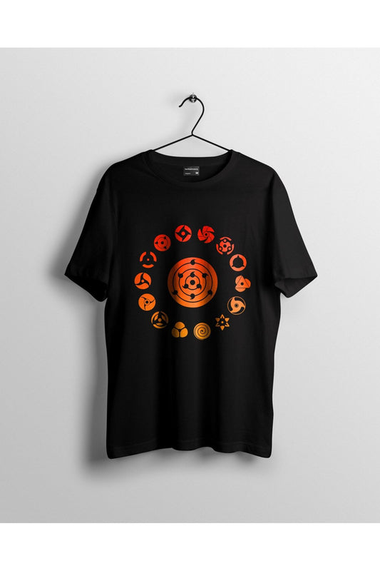 Sharingan Naruto Baskılı Anime Tişört