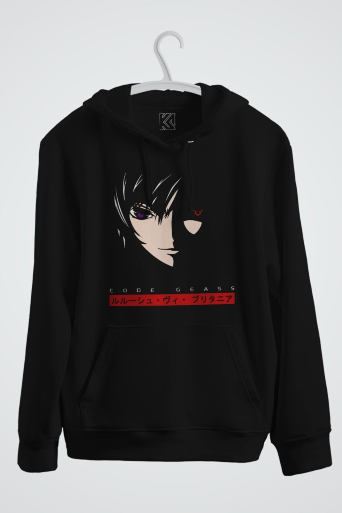 Lelouche Vi Britannia Anime Baskılı Kapşonlu Sweat