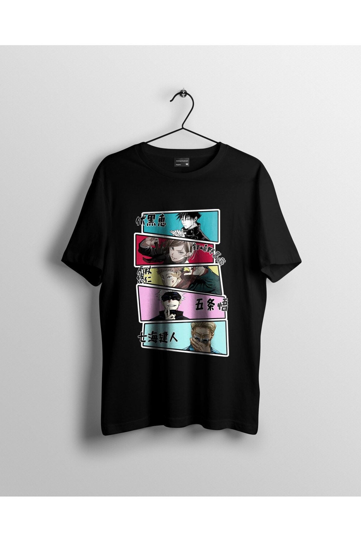 Jujutsu Kaisen Satoru Gojo Yuji Itadori Nobara Kugisaki Manga Anime Tişört