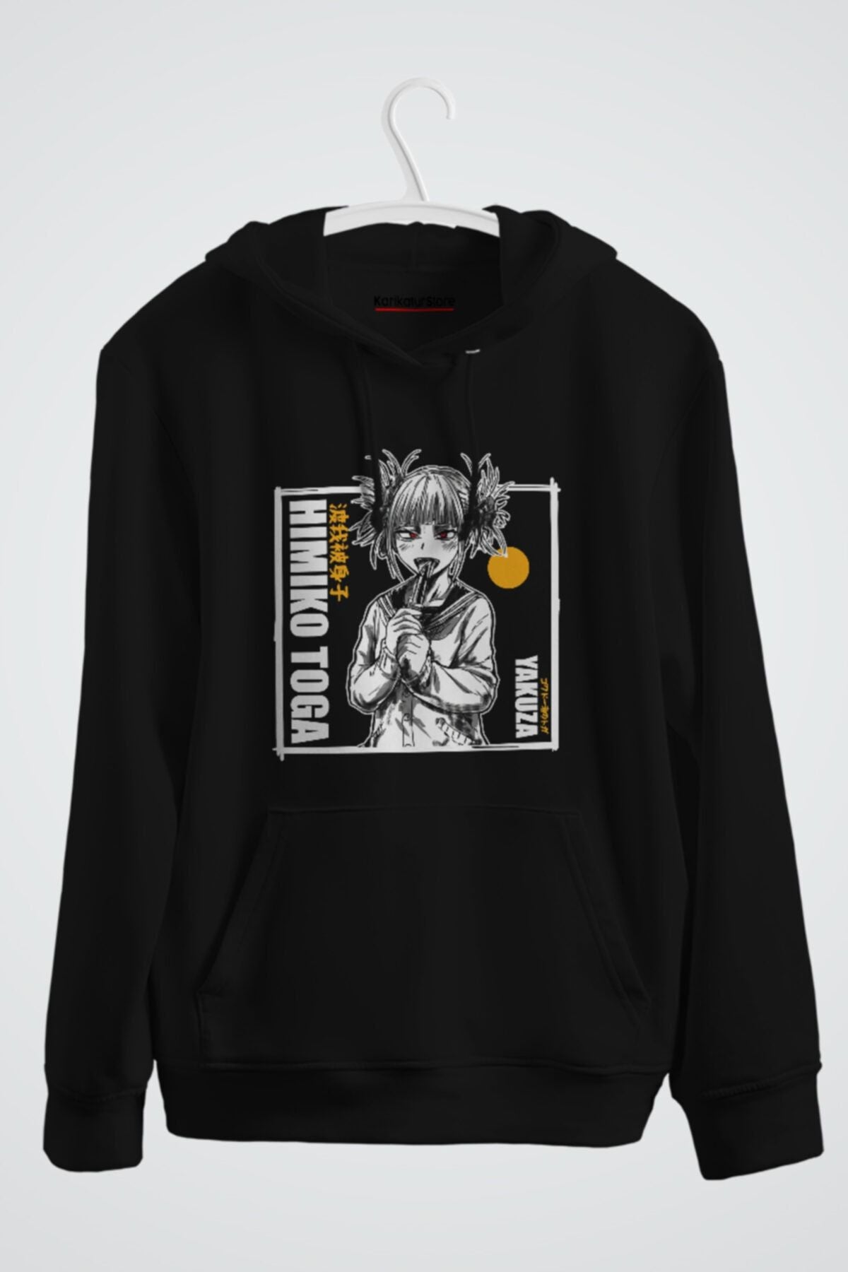 Toga In Frame Anime Baskılı Kapşonlu Sweat