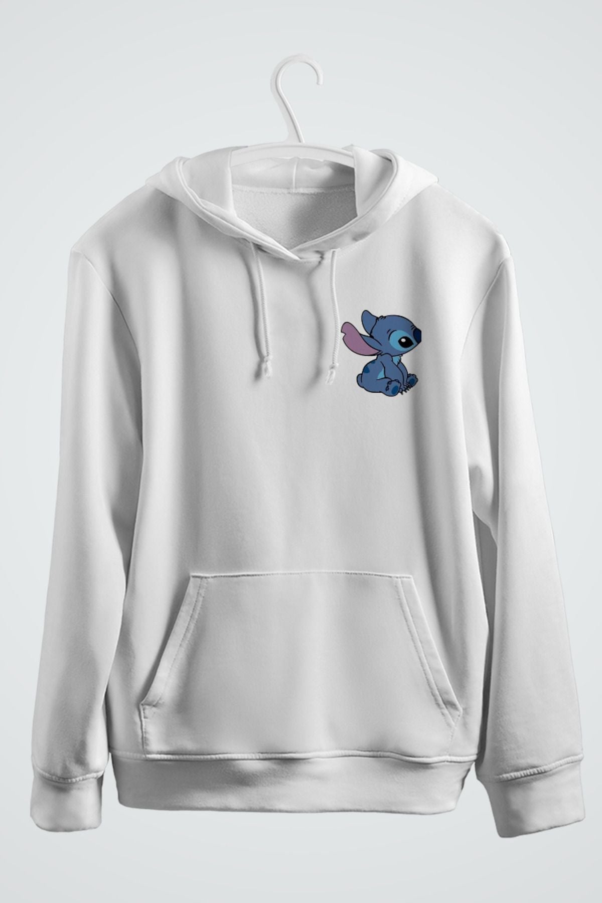 Lilo Ve Stitch Sevgili Çift Tasarımlı Baskılı Kapşonlu Sweatshirt