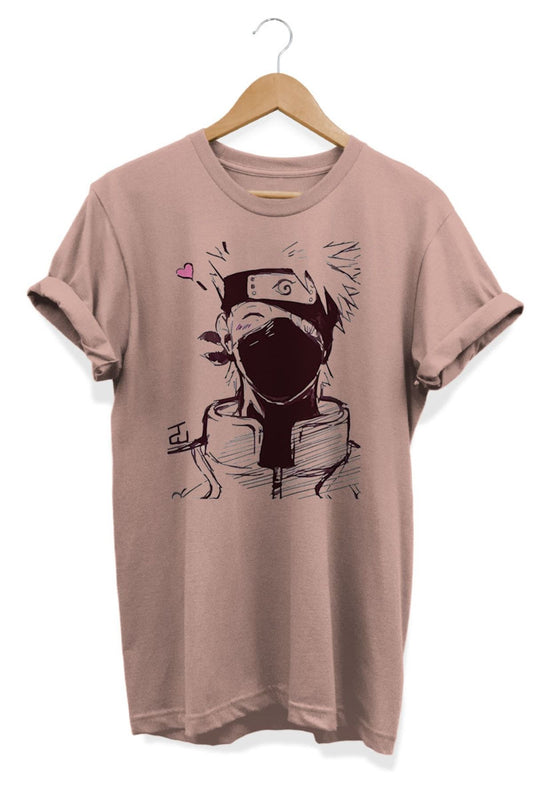 Kakashi Hatake Anime Baskılı Oversize Tişört