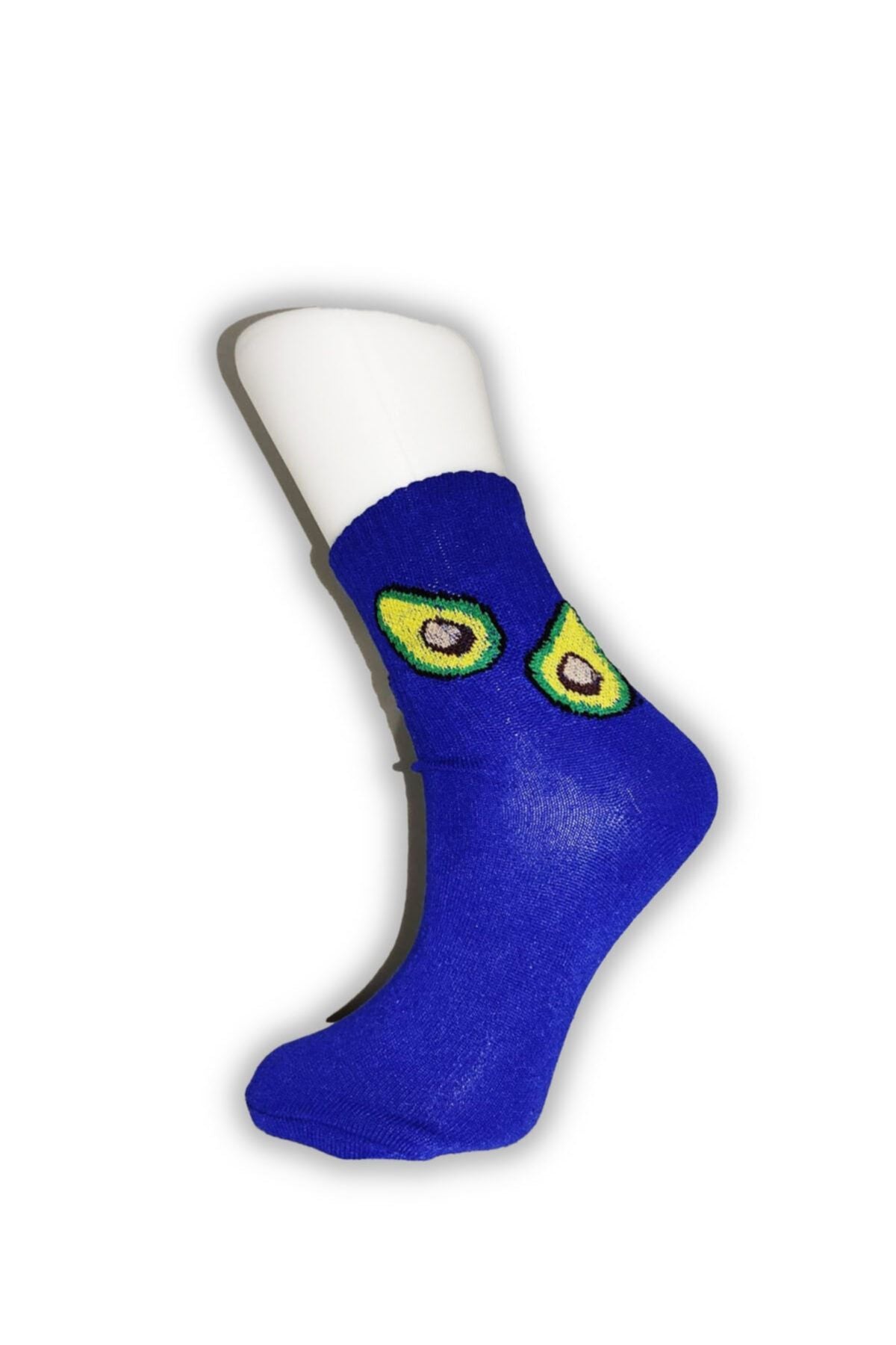 Avokado Desenli Çorap