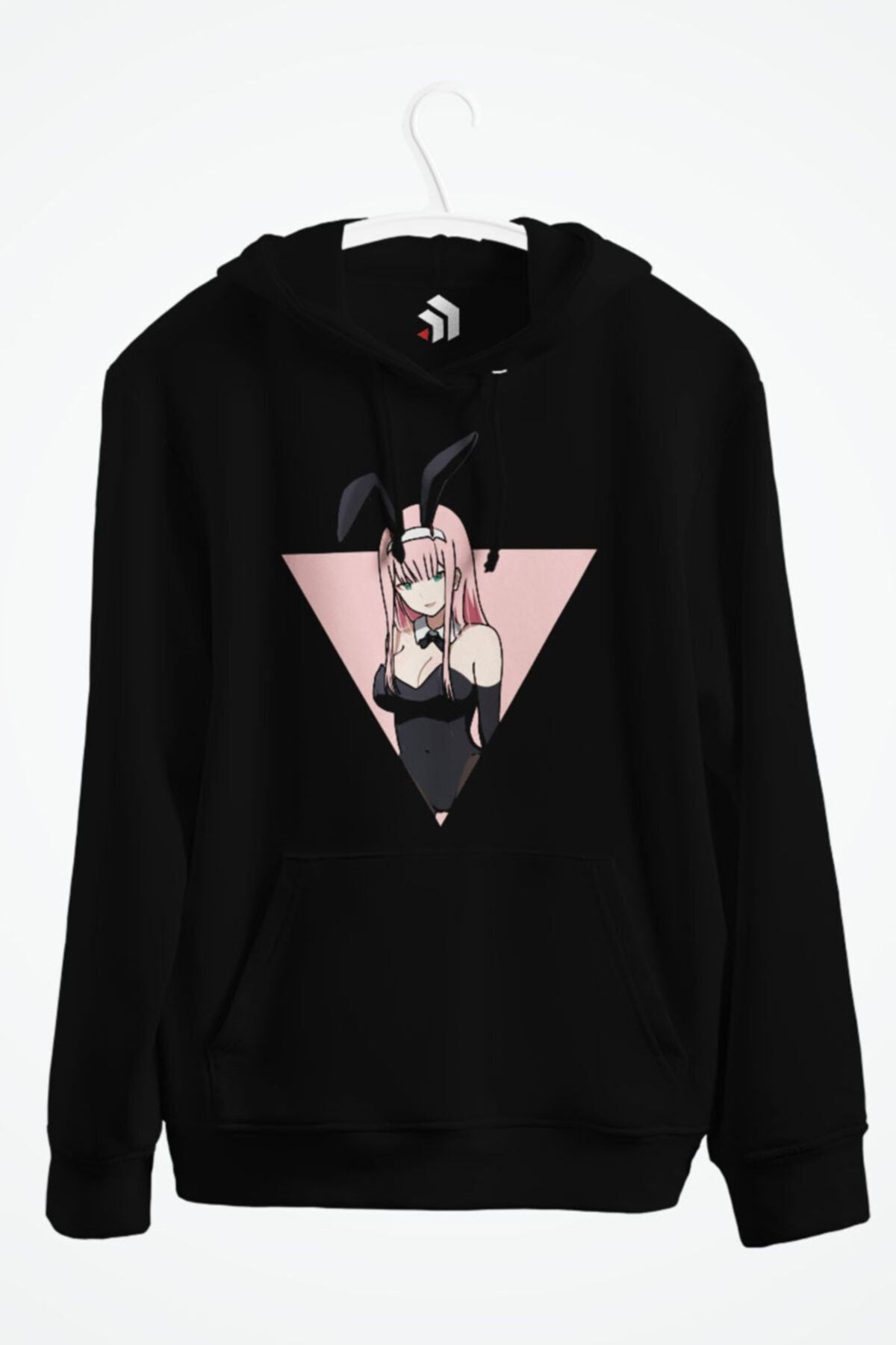 Zero Two | Darling In The Franxx Baskılı Kapşonlu Sweatshirt