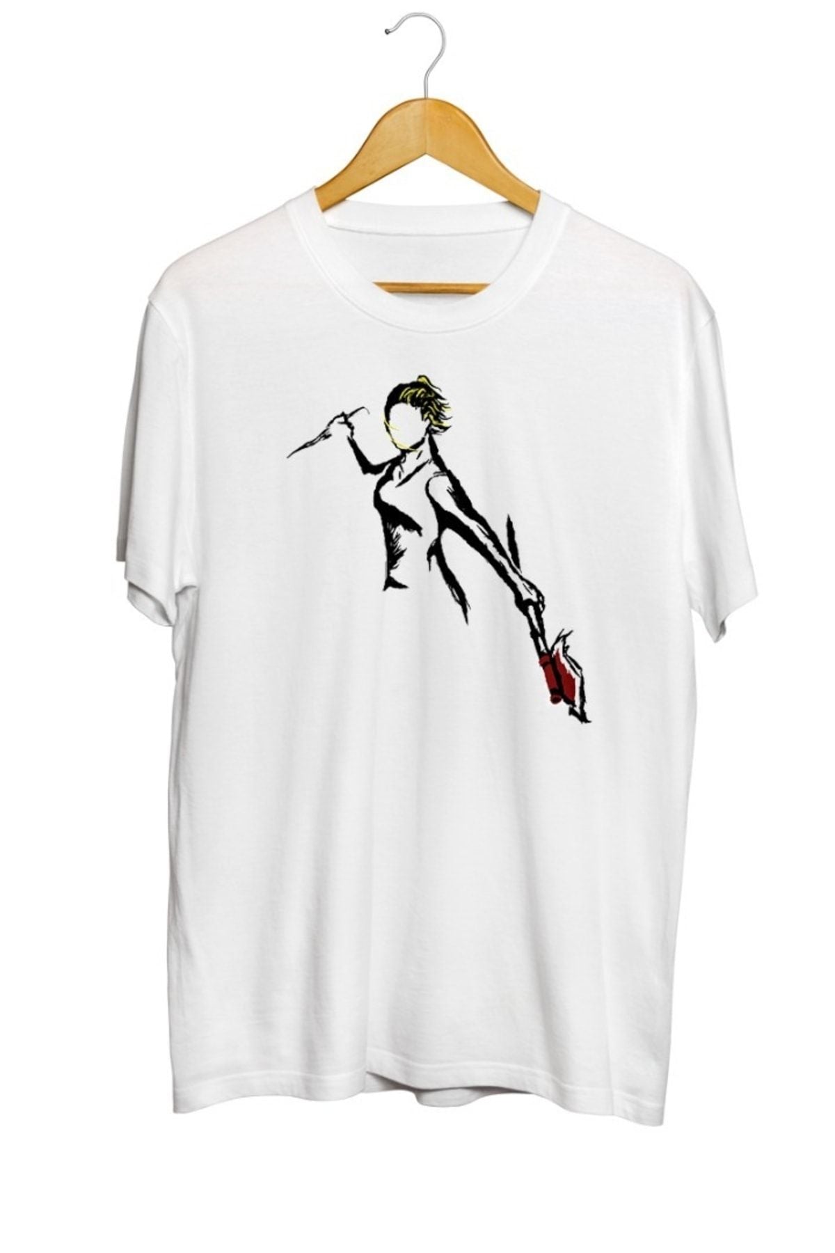 Buffy Ink Demon Slayer Baskılı Unisex Tişört