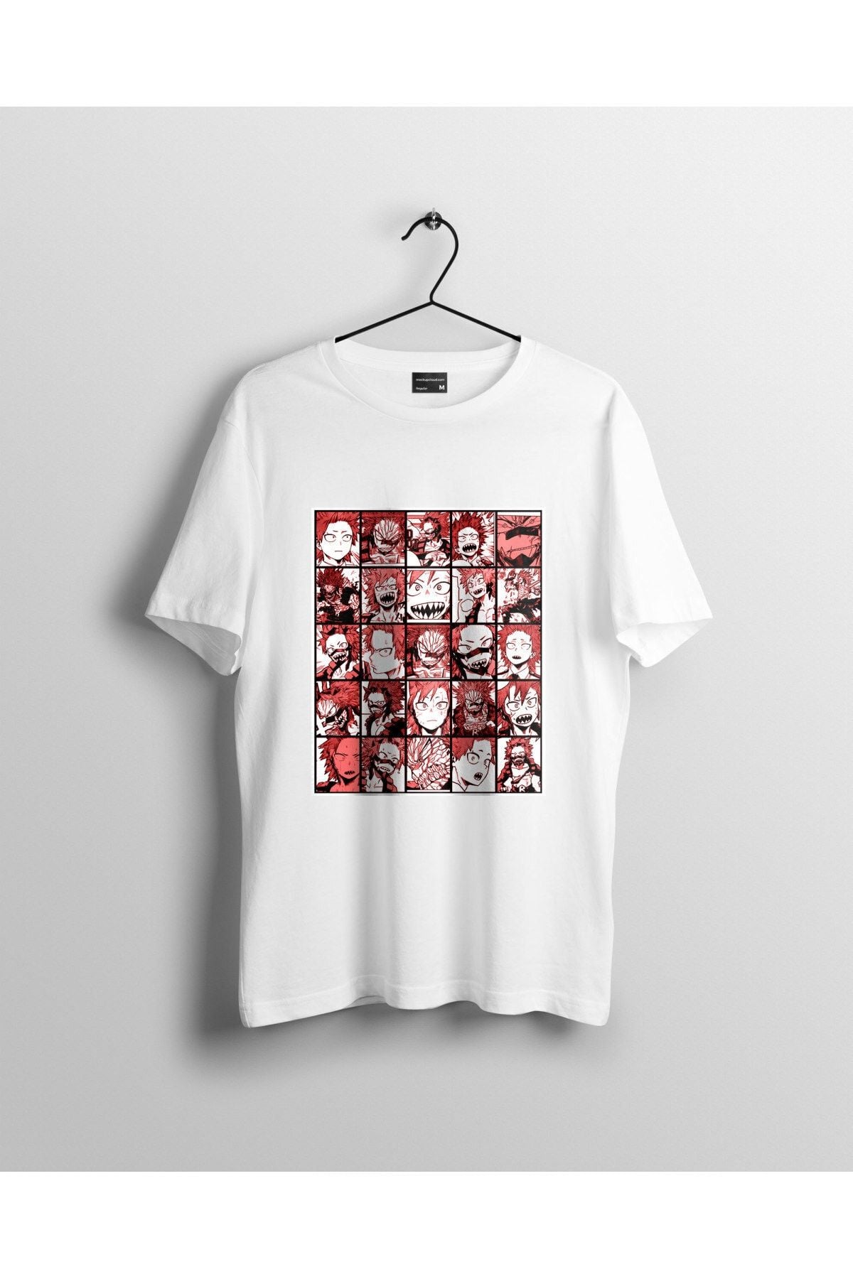 Eijiro Kirishima Kolaj My Hero Academia Anime Tişört