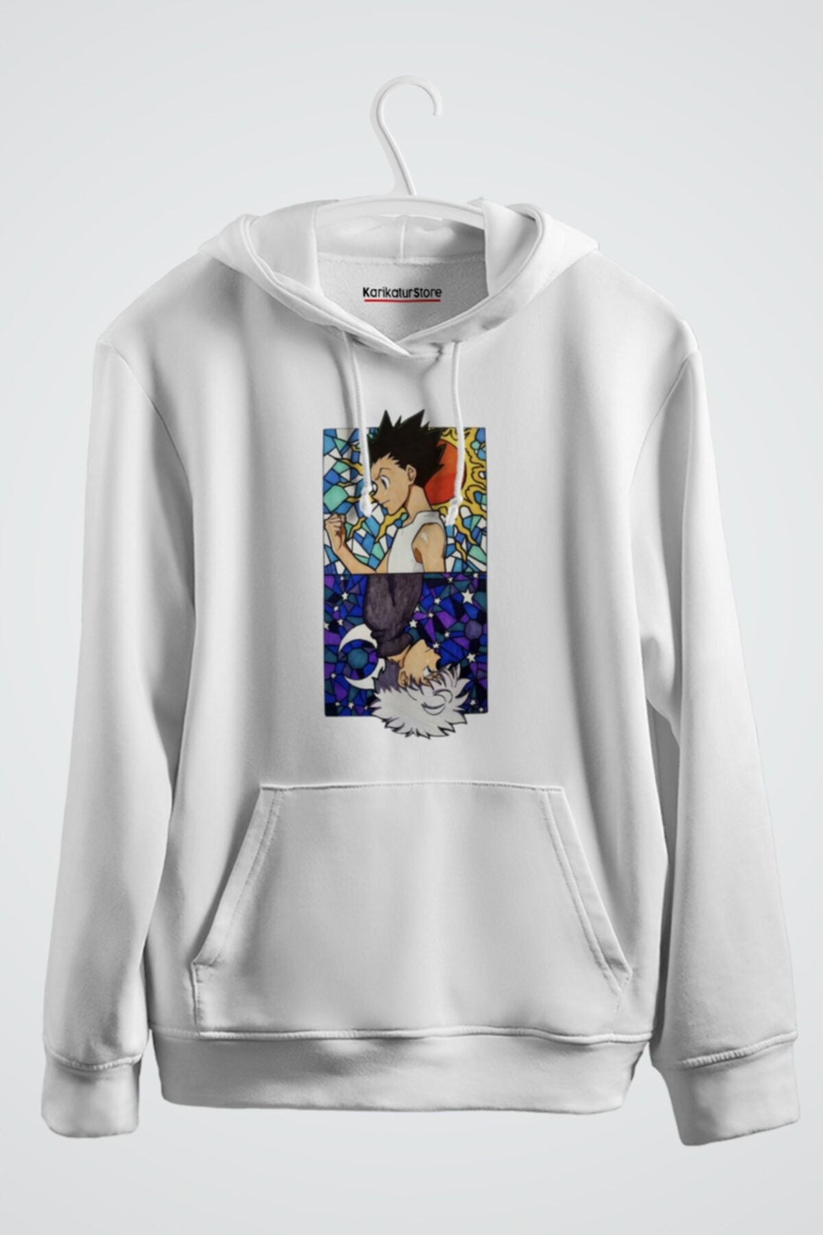 Gon X Killua Hunter X Hunter Baskılı Kapüşonlu Sweatshirt