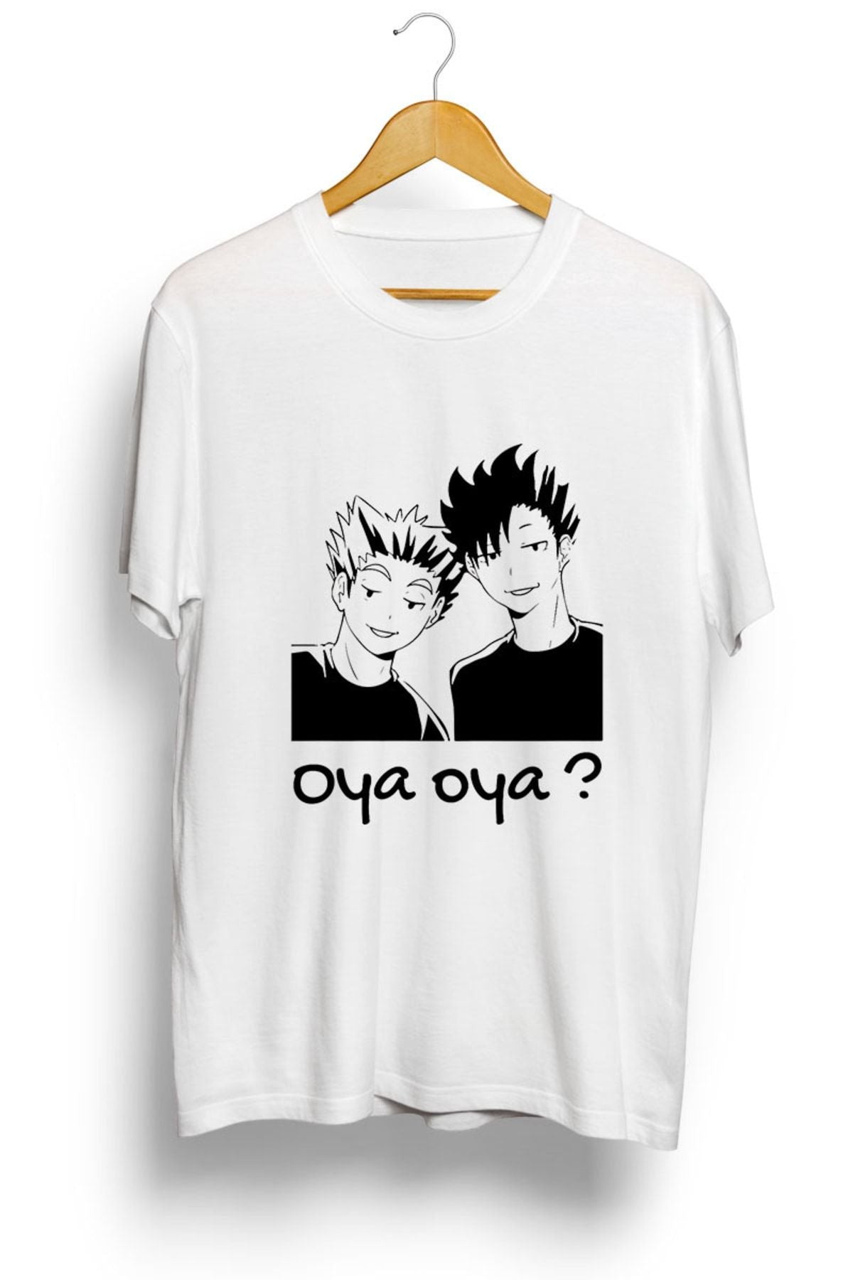 Oya Oya Oya Haikyuu Anime Baskılı Tişört