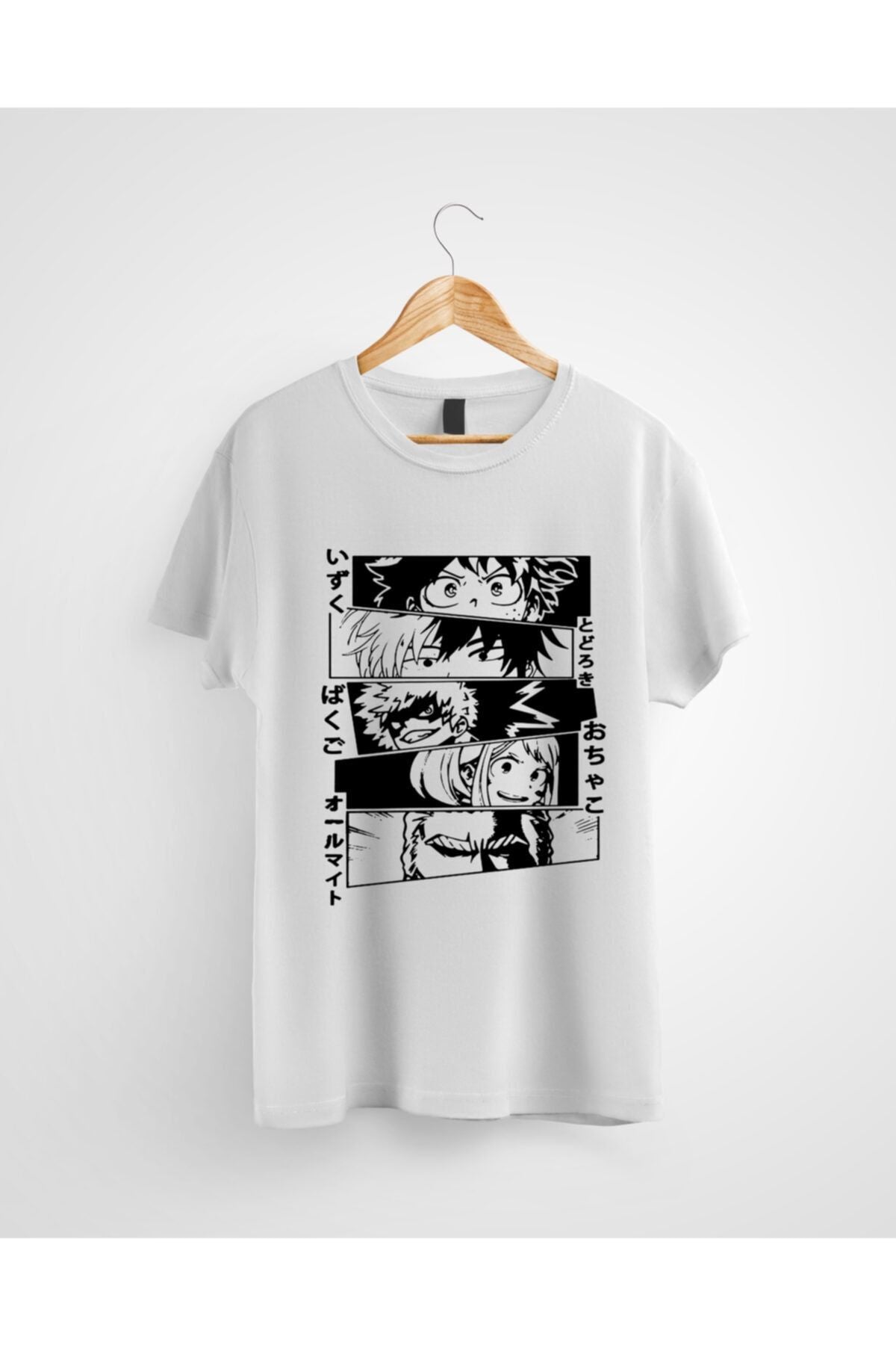 My Hero Academia Team Baskılı Anime Tişört