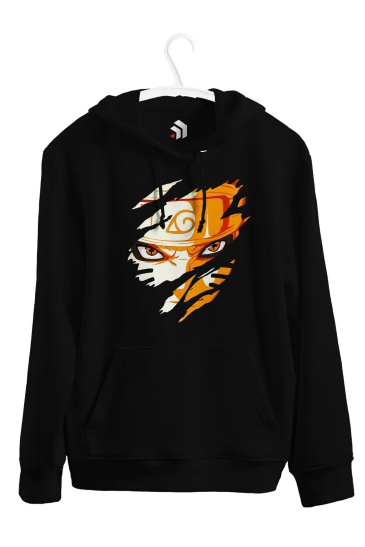 Naruto Japanese Anime Baskılı Kapşonlu Sweatshirt