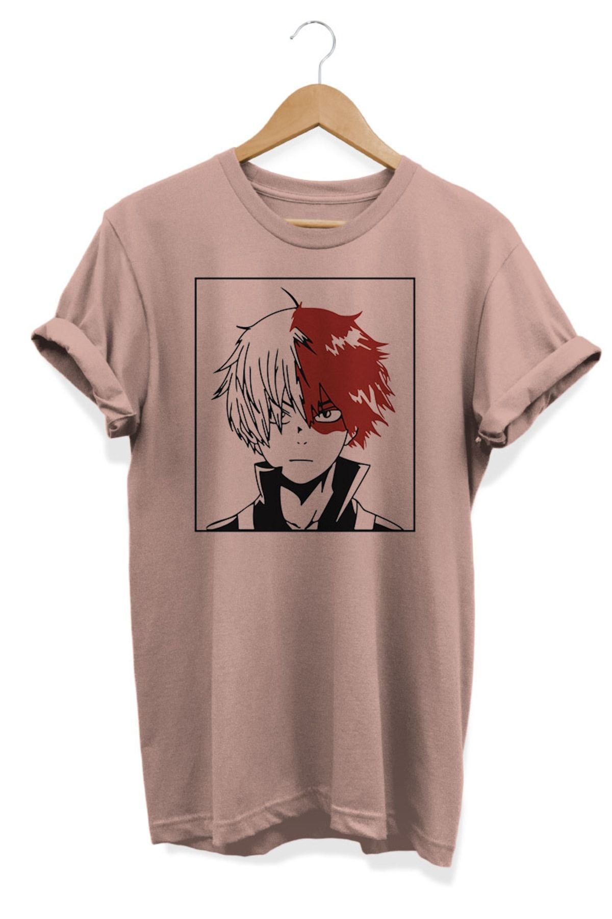 Uchiha Obito Hatake Kakashi Naruto Anime Baskılı Oversize Tişört