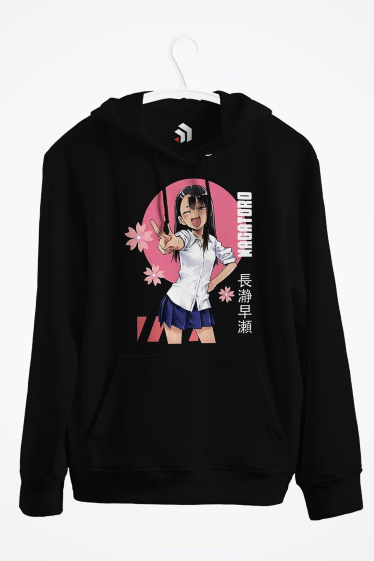 Don't Toy With Me Miss Nagatoro Anime Baskılı Kapşonlu Sweatshirt