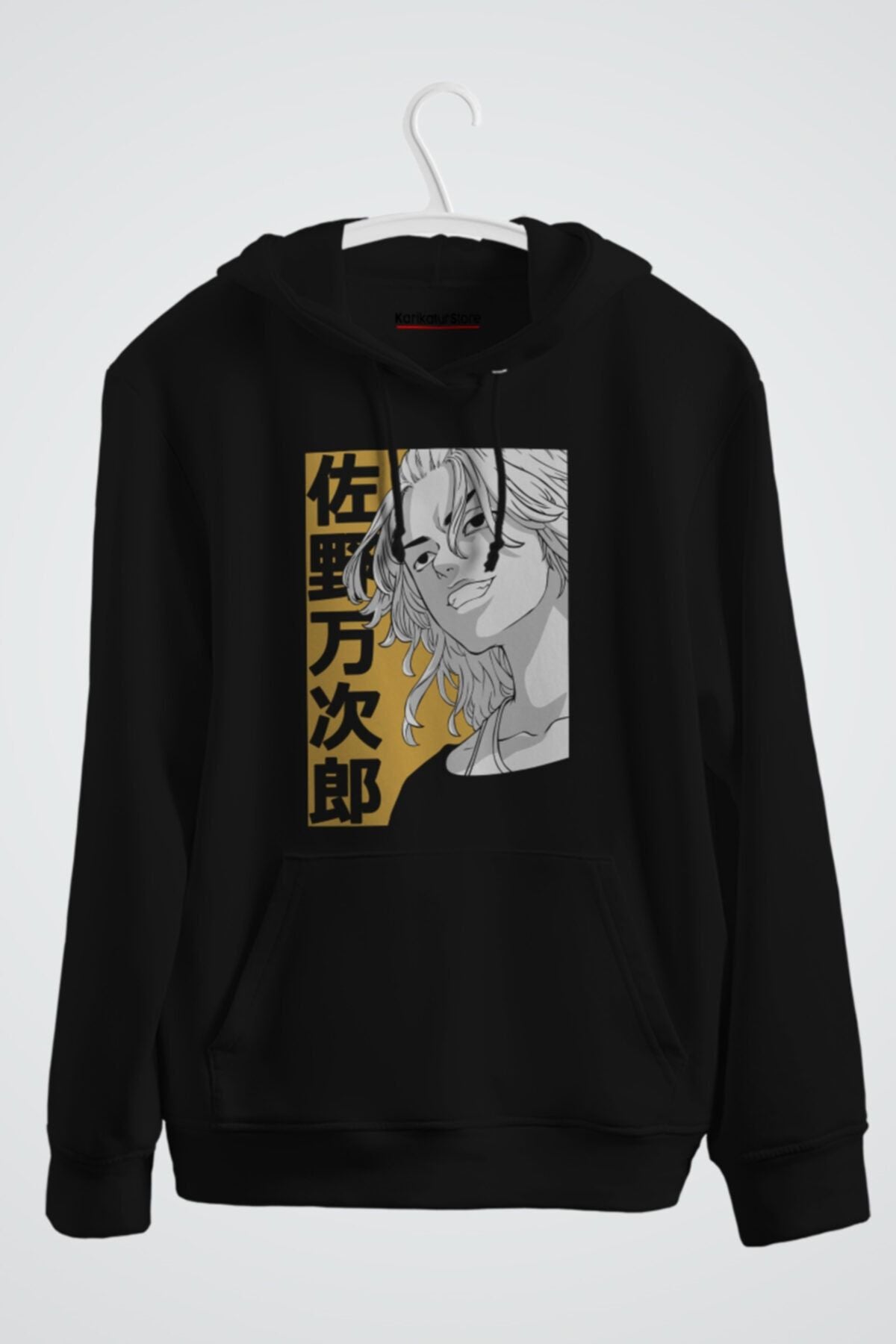Leader Of Tokyo Manji Gang Sano Manjiro Anime Baskılı Kapşonlu Sweat