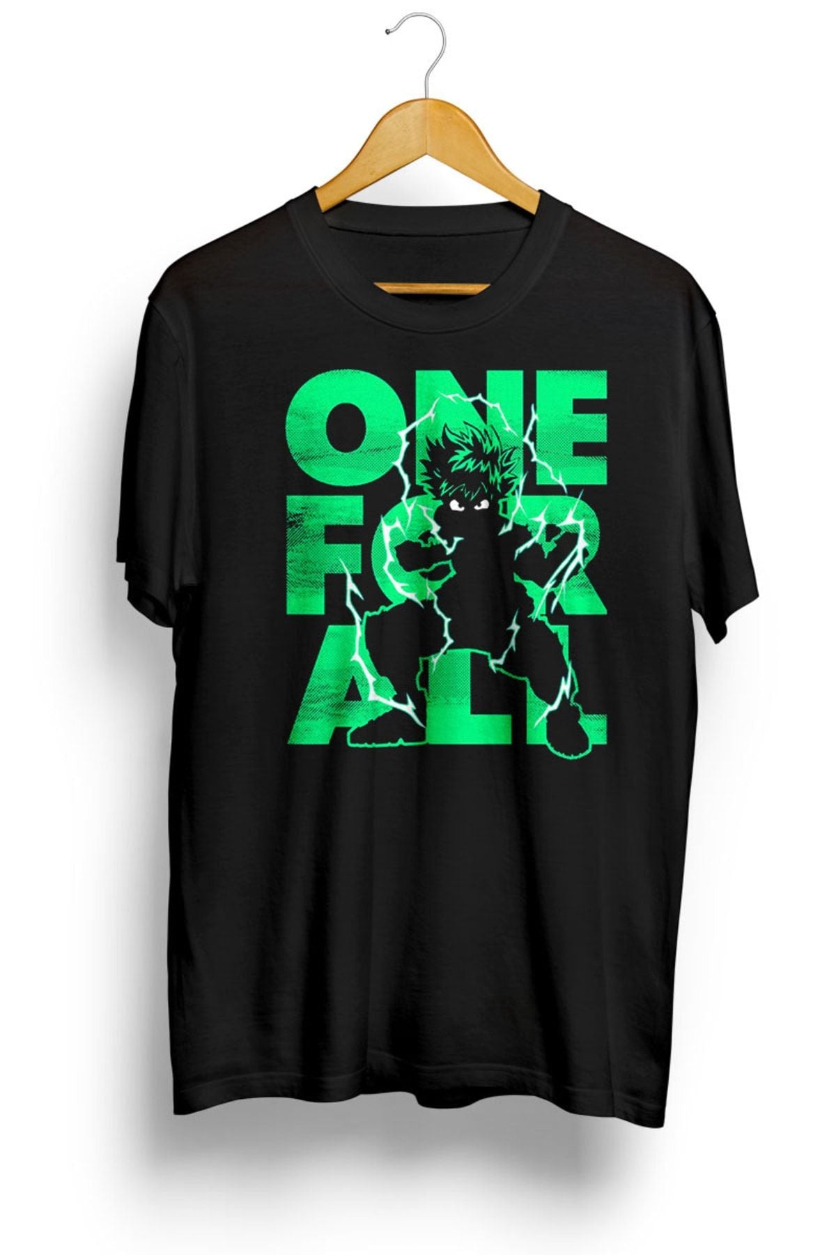 One For All - Hero Anime Baskılı Tişört