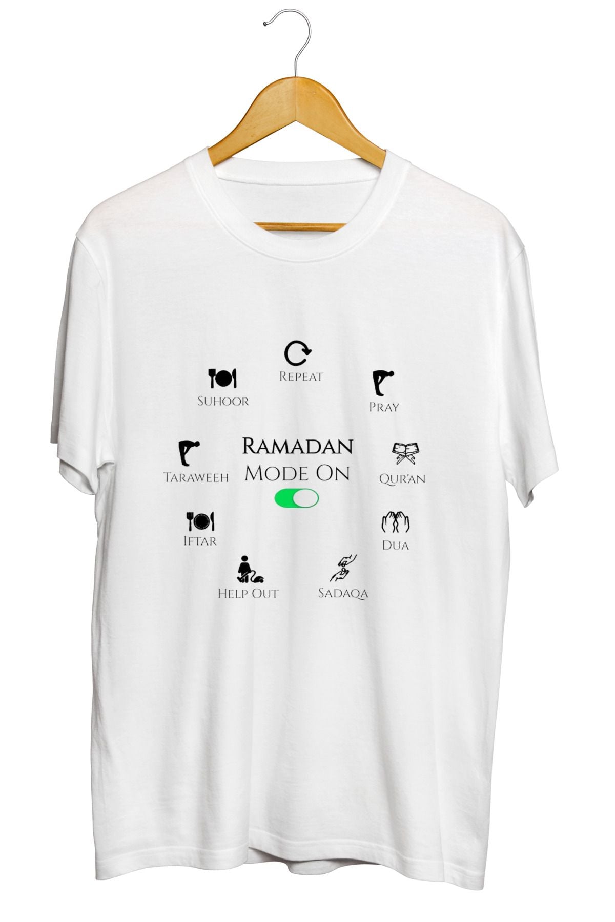 Ramazan Temalı Baskılı Kaliteli Tişört