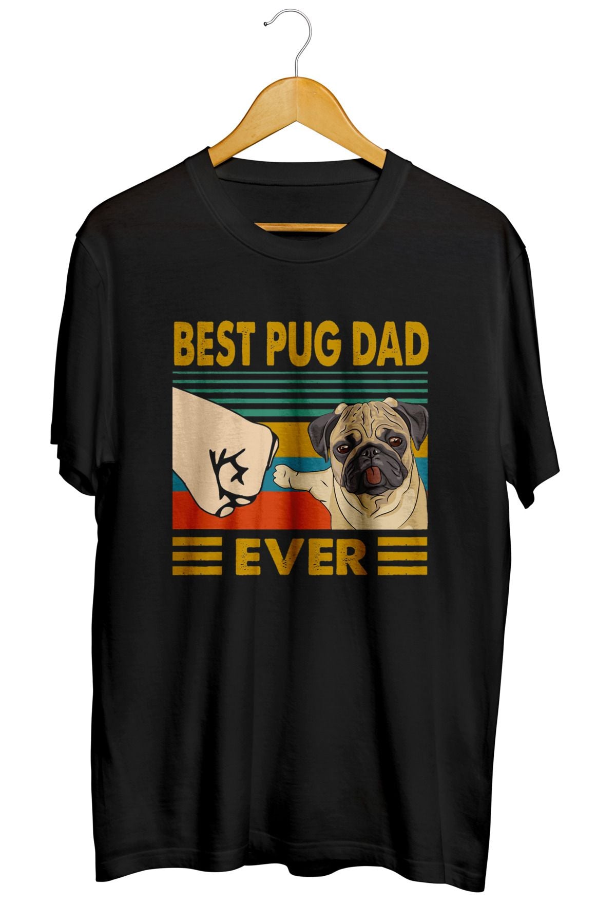 Best Pug Dog Baskılı Kaliteli Tişört