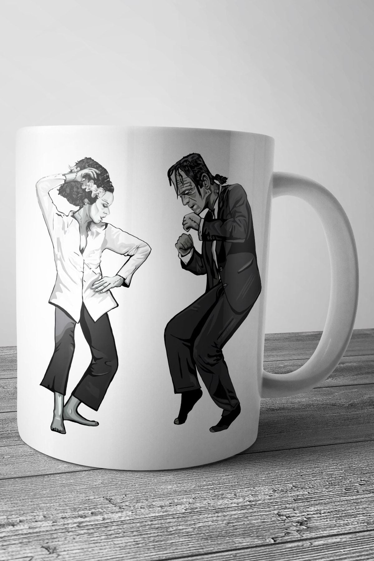 Pulp Frankenstein Baskılı Kupa Bardak
