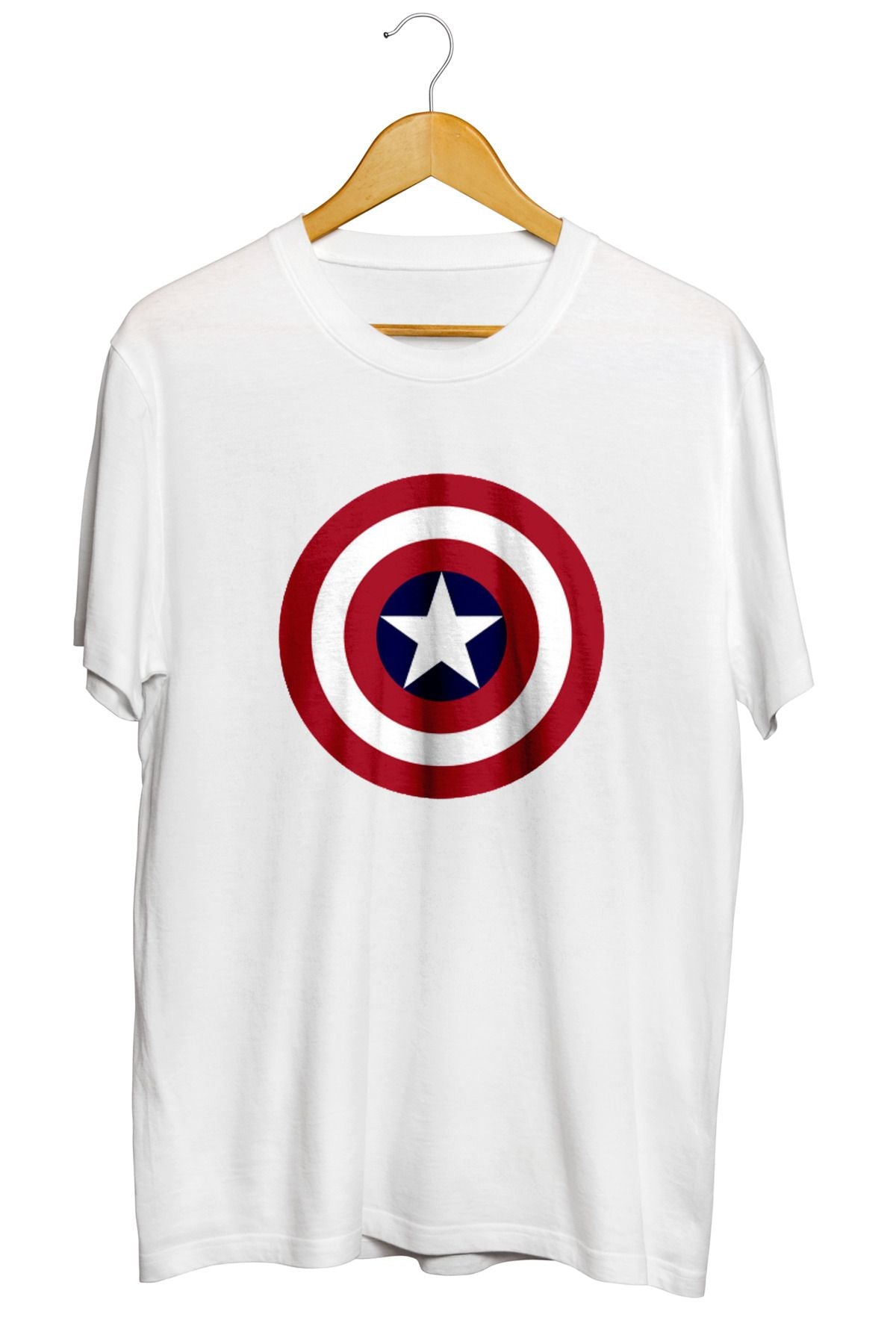 Kaptan Amerika Captain America Baskılı Kaliteli Tişört