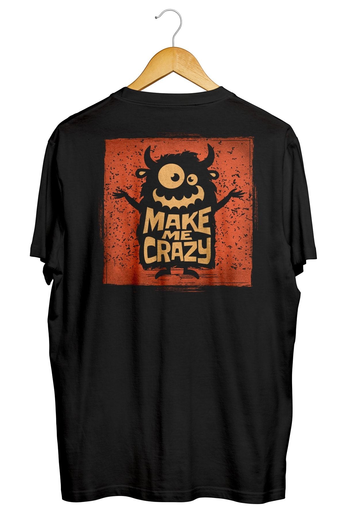 Crazy Monster - Çift Baskılı Unisex Tişört