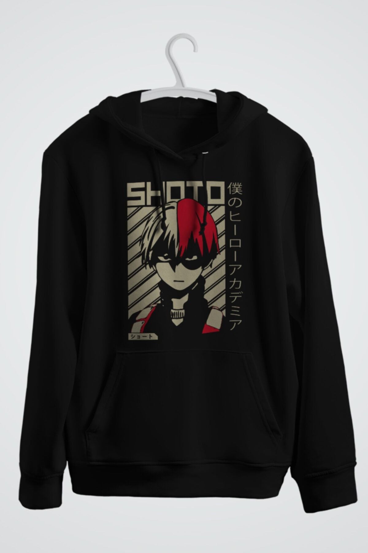 Shoto Todoroki My Hero Academia Baskılı Anime Kapşonlu Sweat