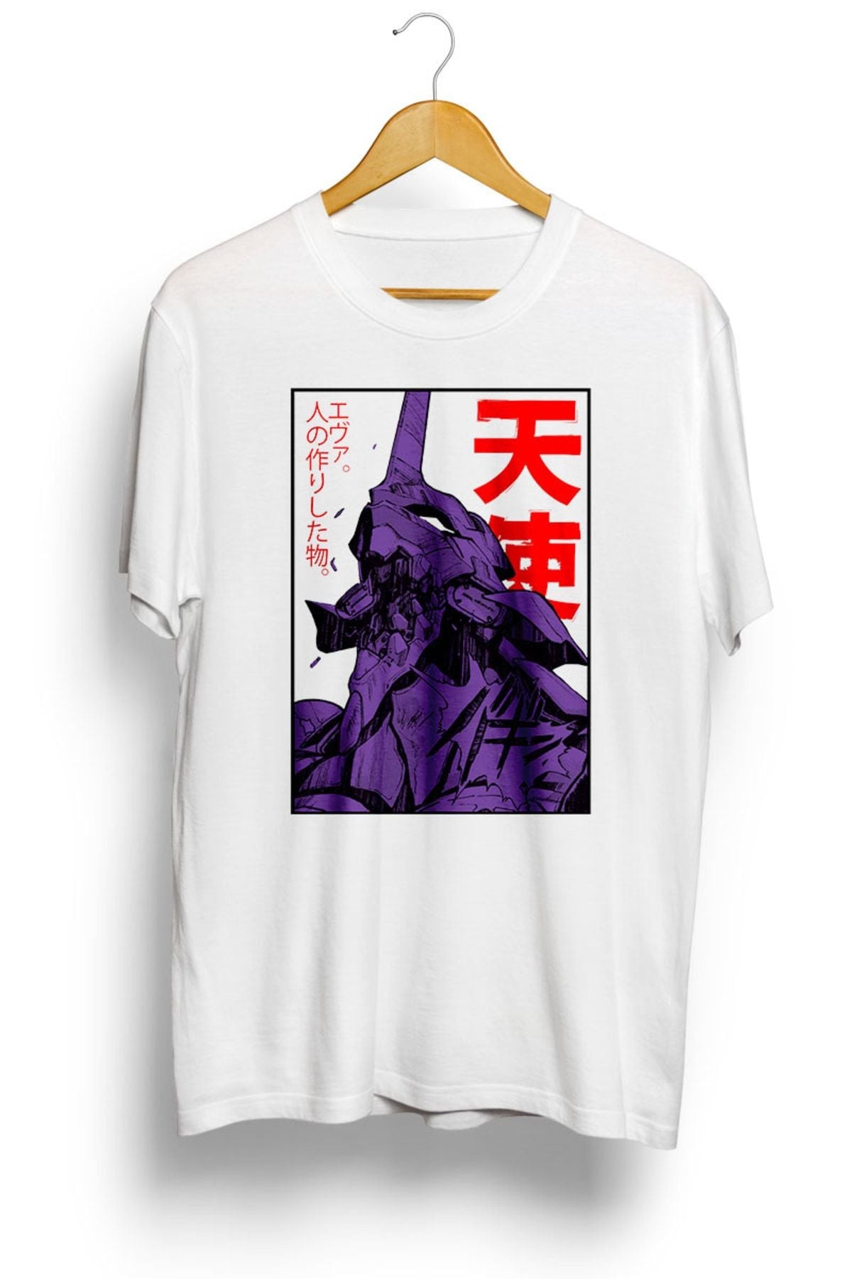 Evangelion Eva Anime Baskılı Tişört