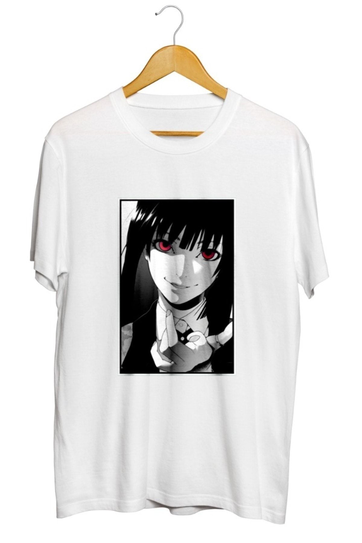 Kakegurui Baskılı Unisex Tişört