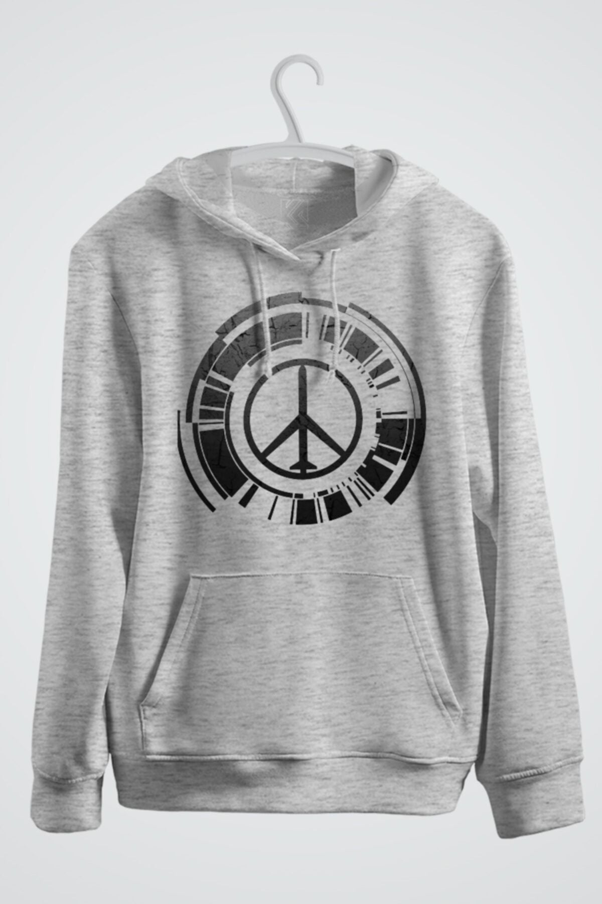 War Never Changes Baskılı Kapşonlu Sweat