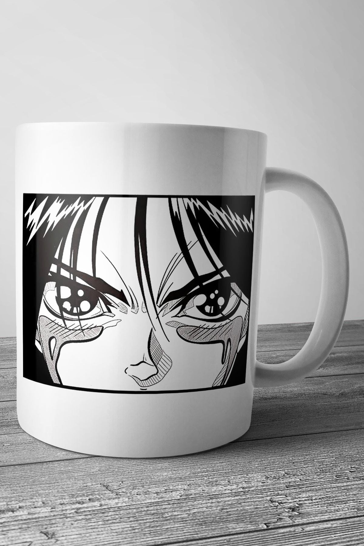 Sad Gırls - Sad Japanese Anıme Aesthetıc Anime Baskılı Kupa Bardak