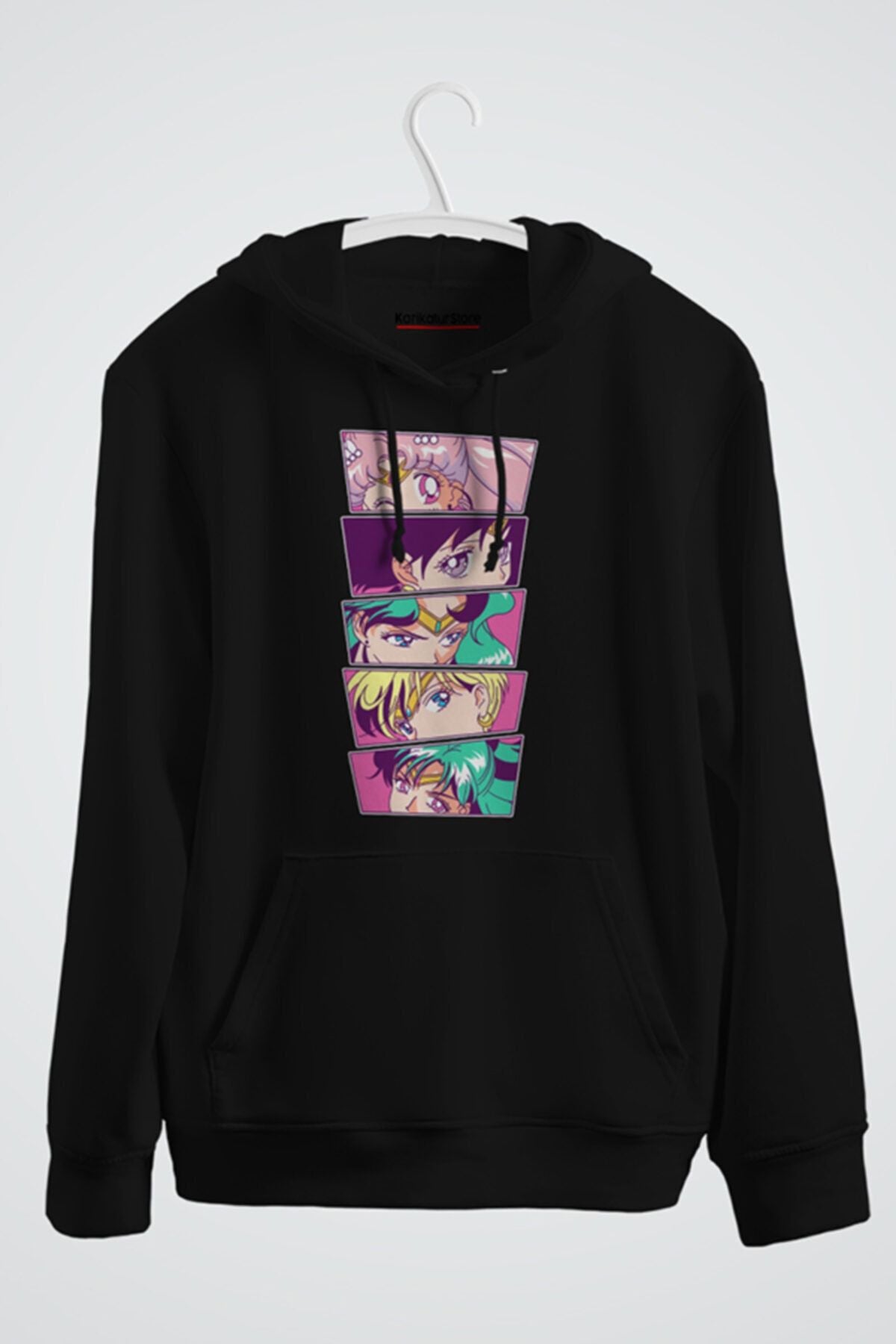 Sailor Scouts Vol. 2 Baskılı Kapşonlu Sweat