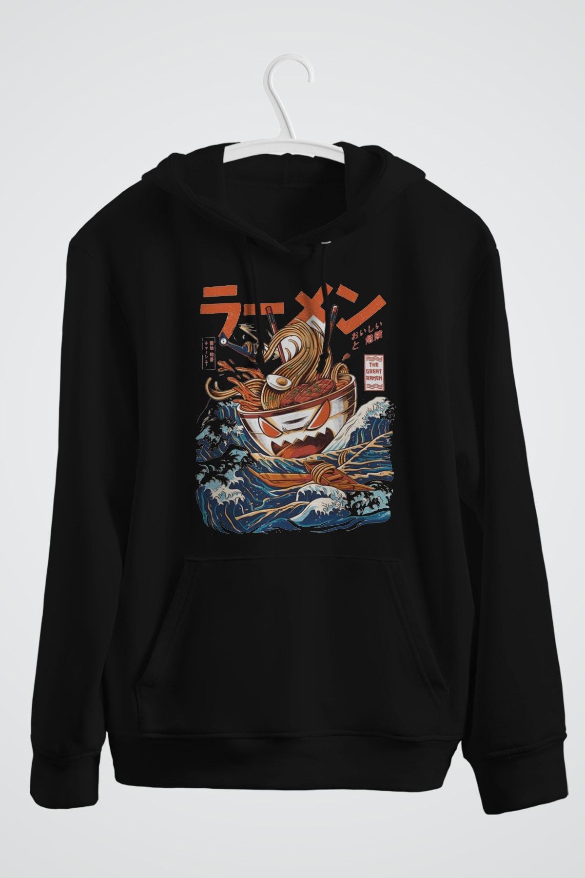 The Great Ramen Off Kanagawa Baskılı Kapşonlu Sweat