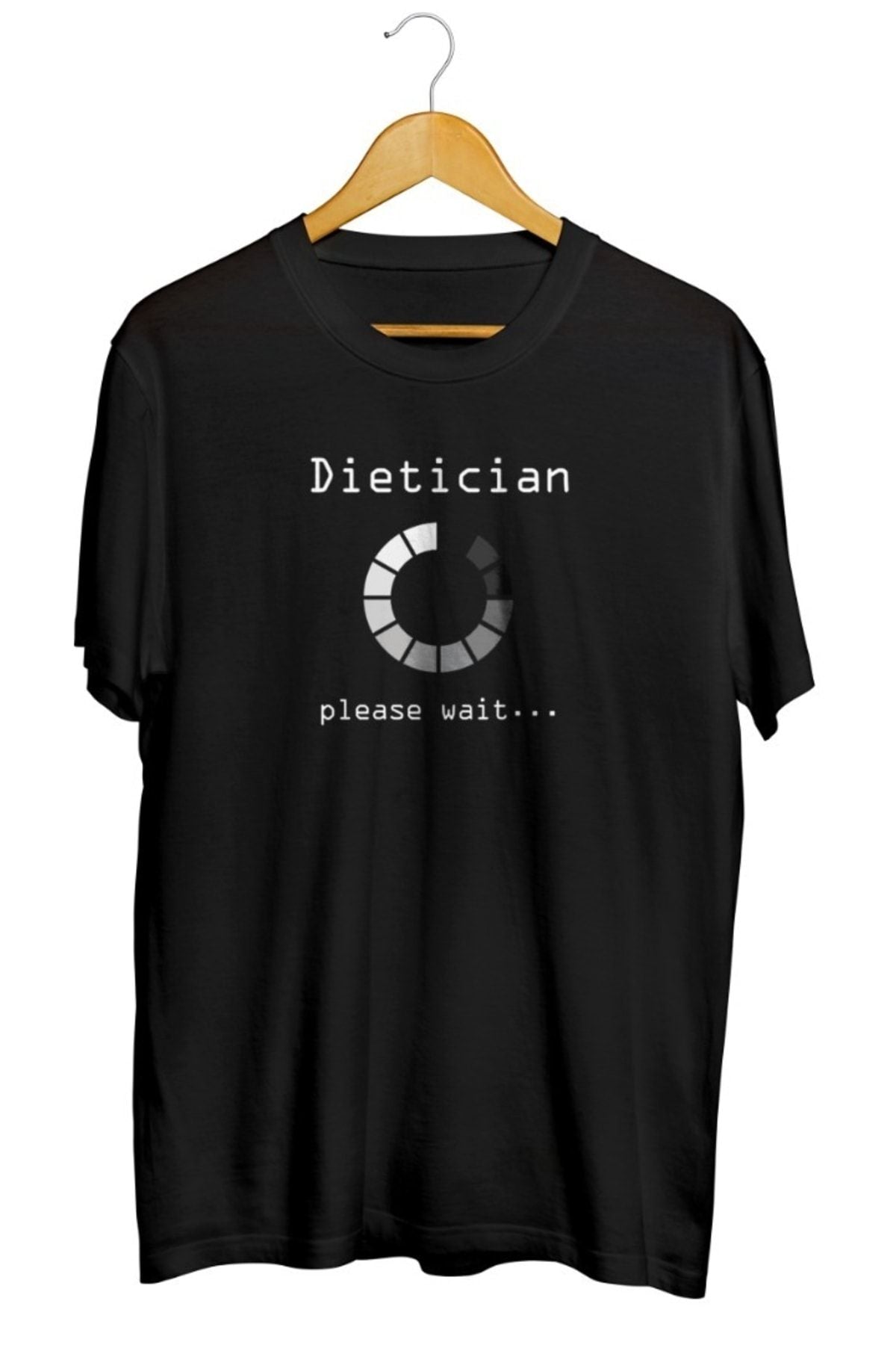 Diyetisyen Lütfen Bekleyiniz Baskılı Unisex Tişört