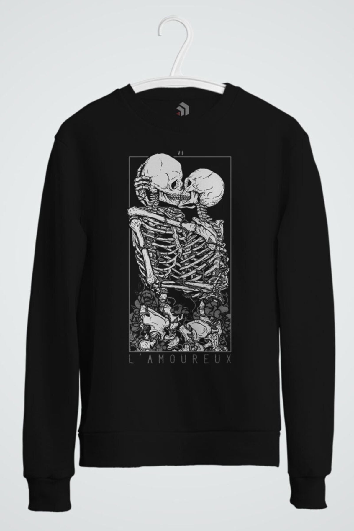 The Lovers Pullover Baskılı Sweatshirt