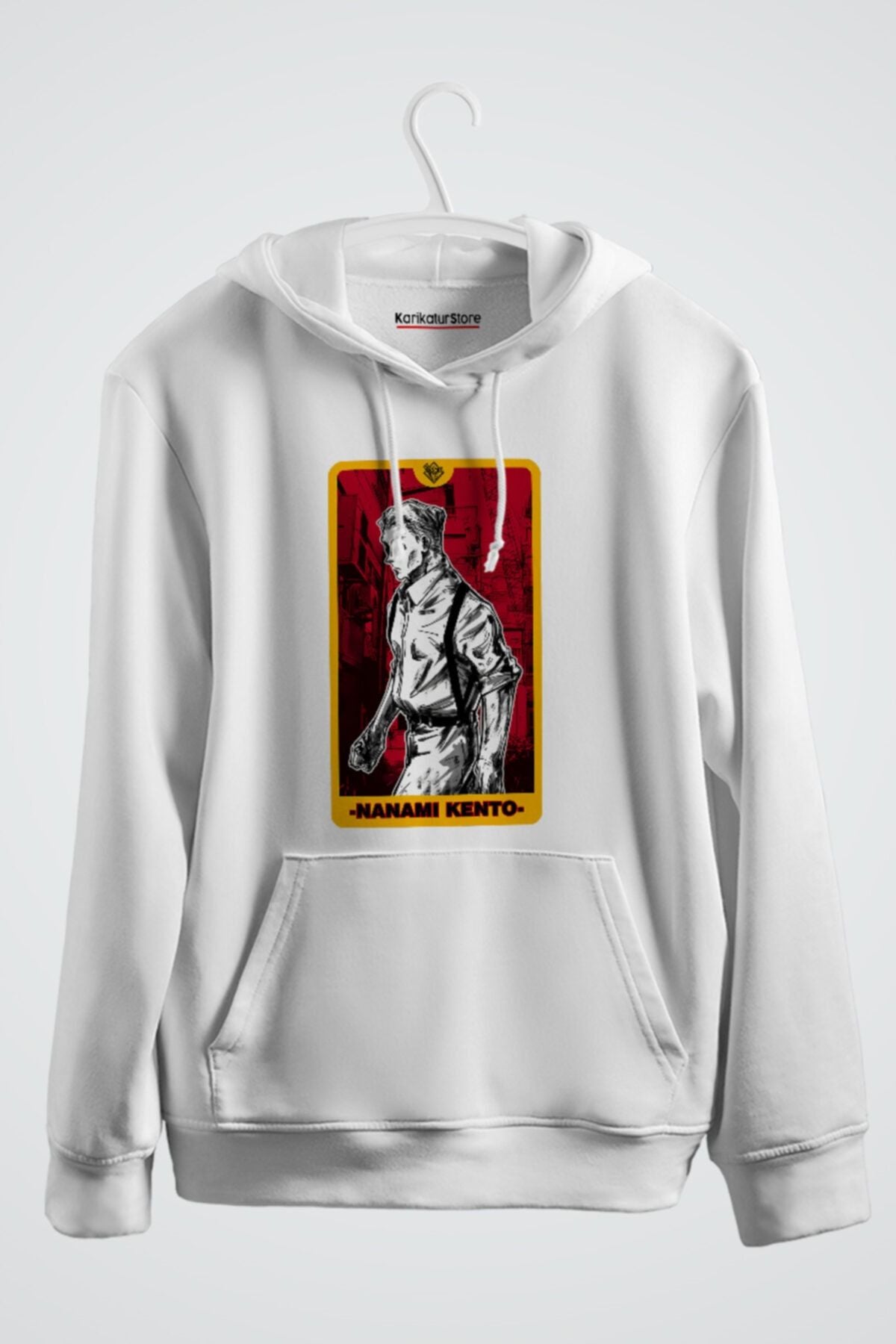 Nanami Red Frame Baskılı Kapşonlu Sweat