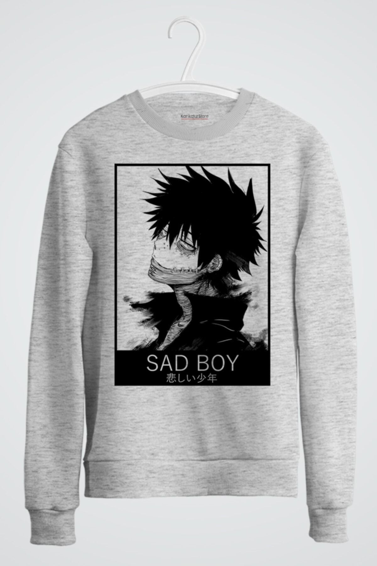 Dabi Sad Boy Boku No Hero Academia Anime Baskılı Sweatshirt