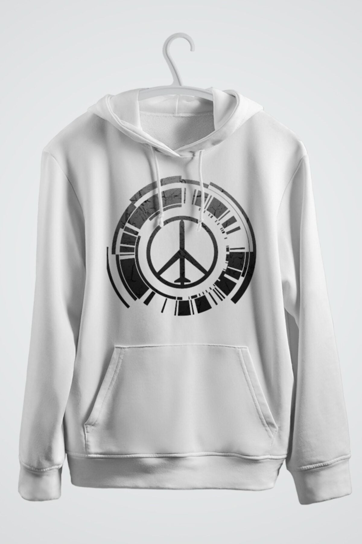 War Never Changes Baskılı Kapşonlu Sweat