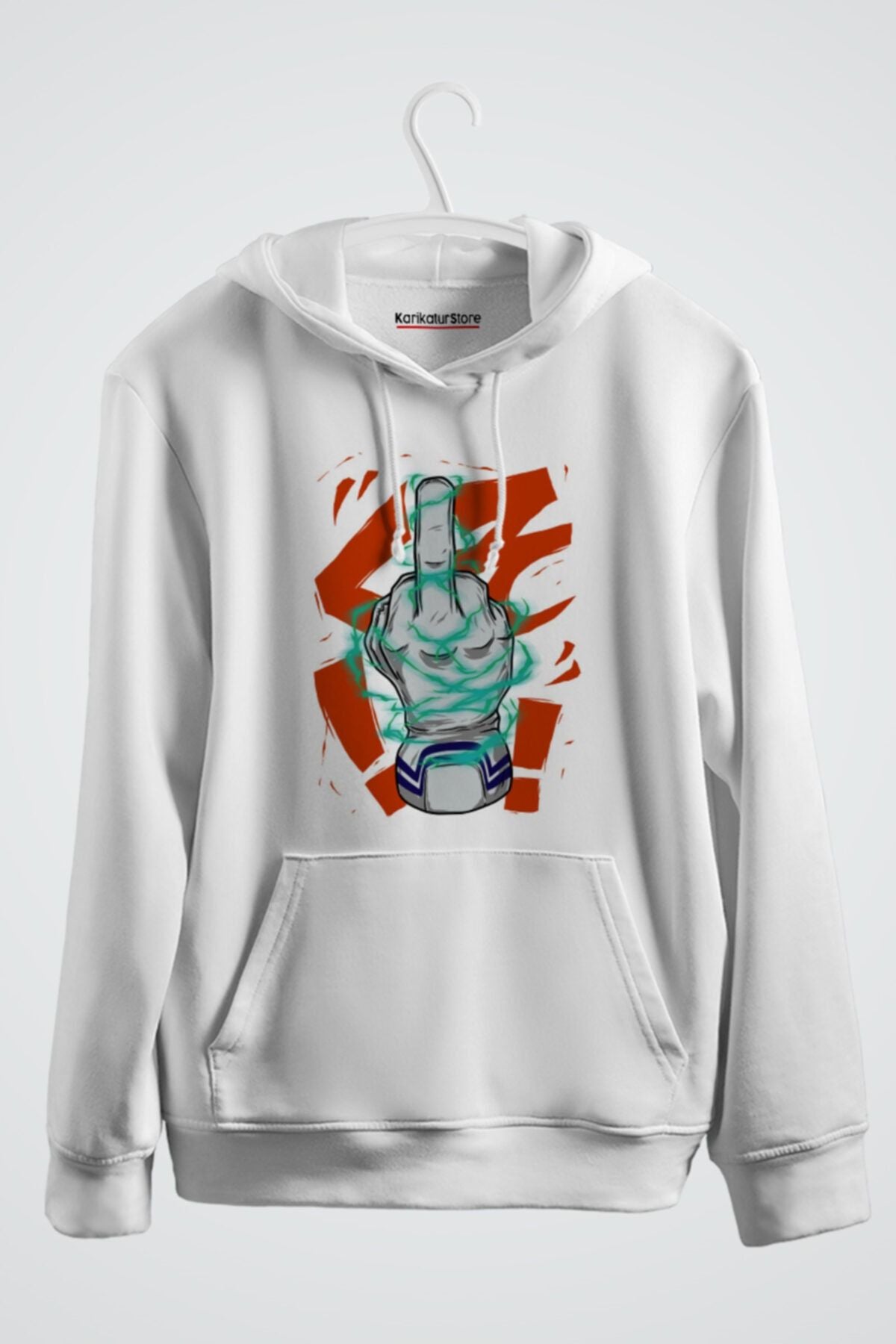 My Hero Academia Full Cowl Anime Baskılı Kapşonlu Sweat