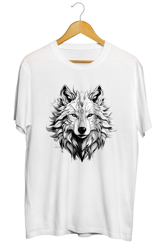 Asil Bozkurt Kurt Baskılı Kaliteli Tişört