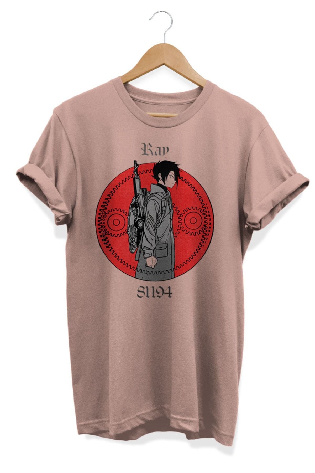 Ray - Promised Neverland Anime Baskılı Oversize Tişört