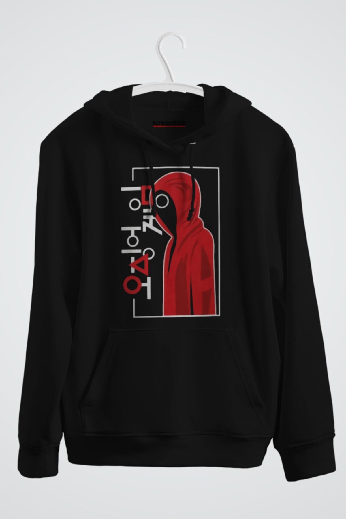 Kdrama Baskılı Kapşonlu Sweat