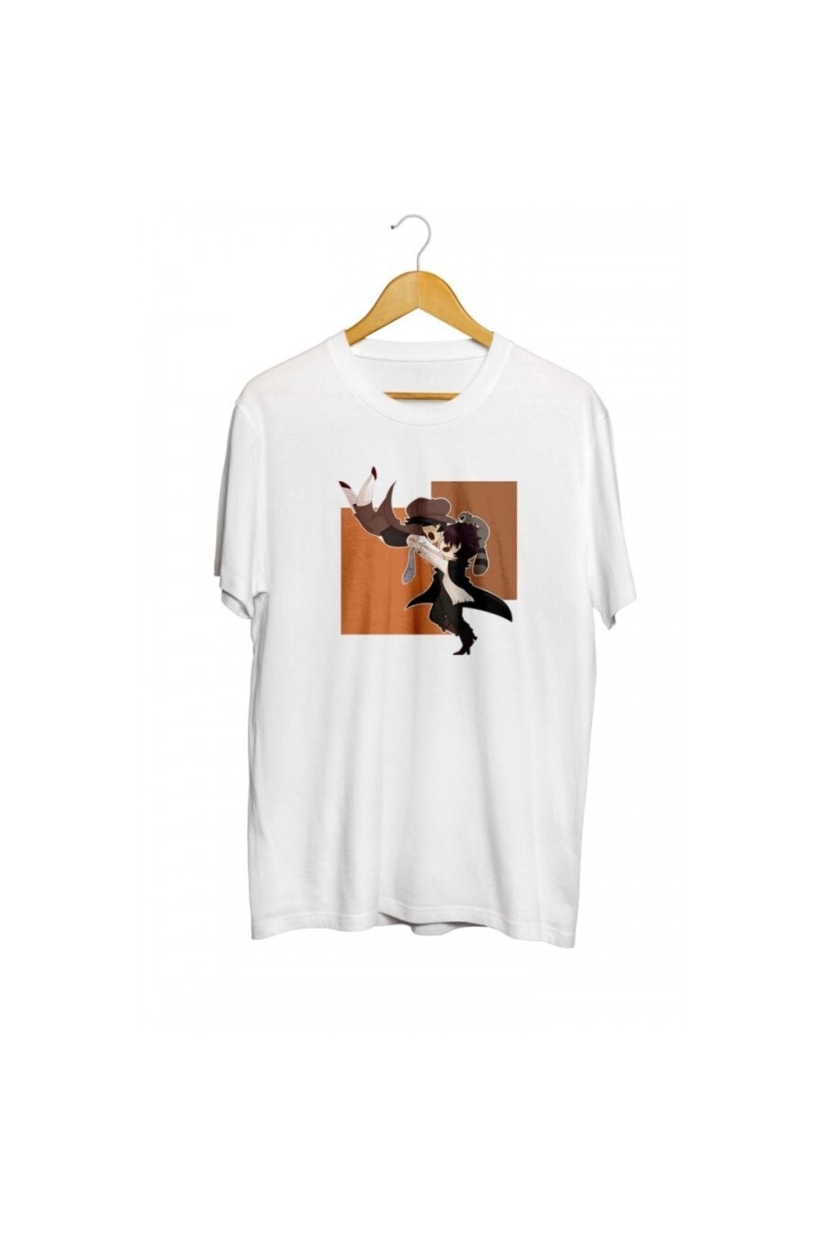 Beni Yakala! Bungou Dazai Anim Baskılı Unisex Tişört