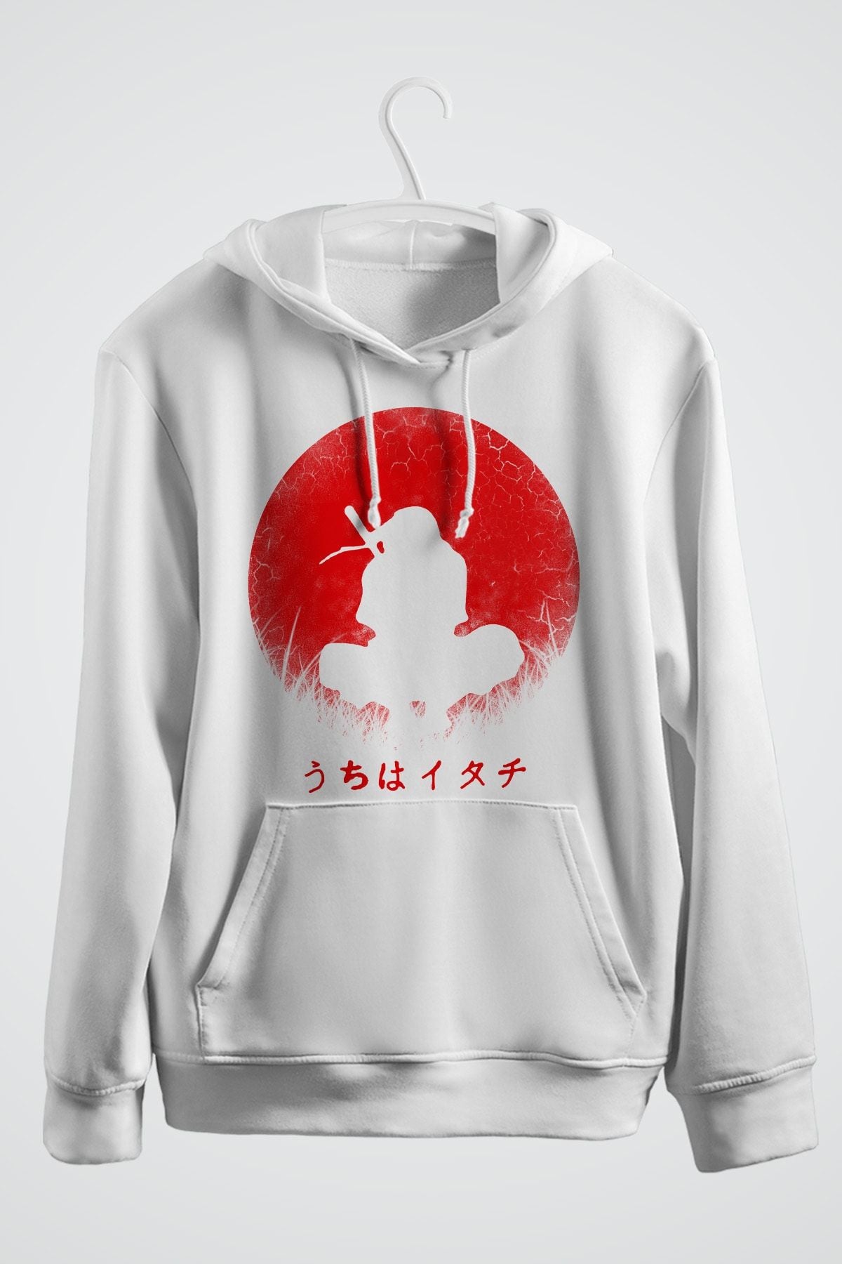 Itachi Uchiha Baskılı Anime Kapşonlu Sweat