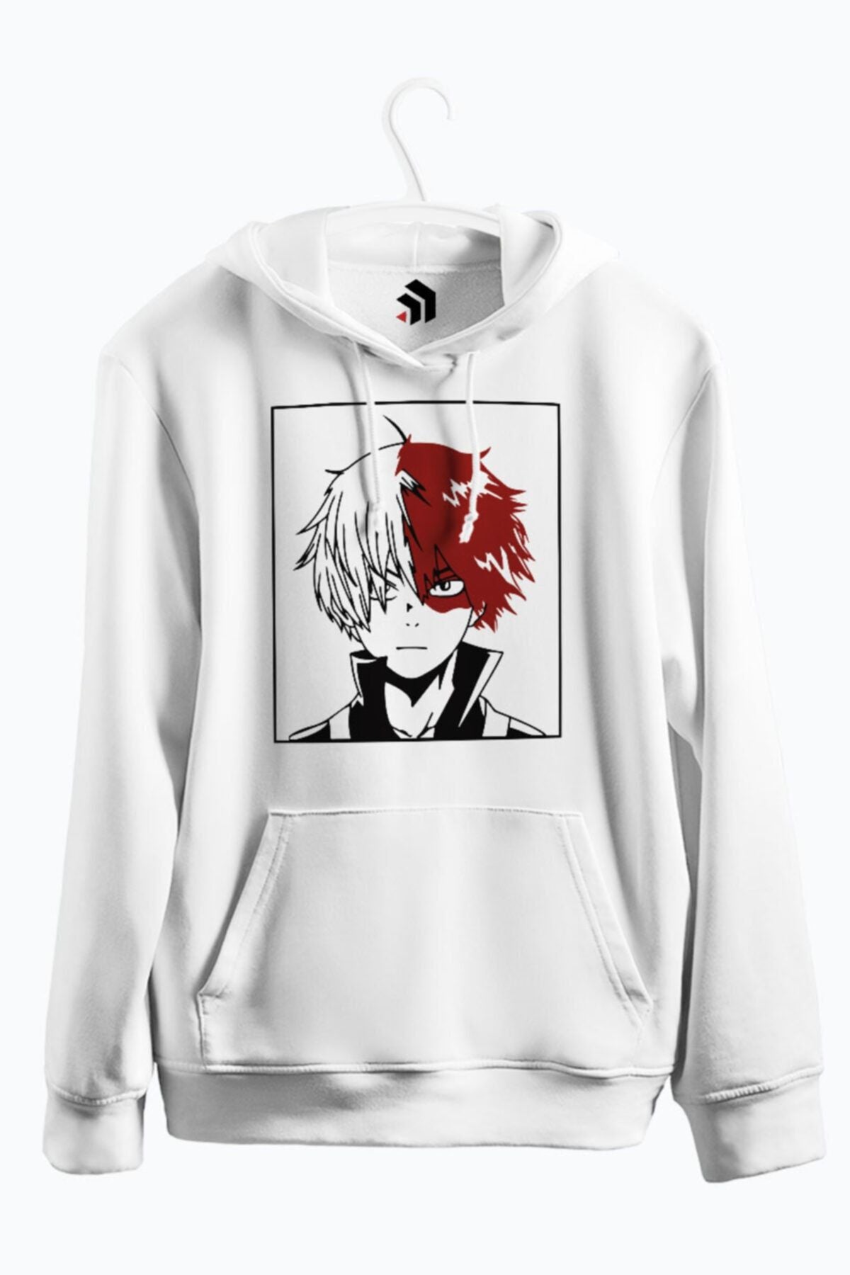 Todoroki | My Hero Academia Anime Baskılı Kapşonlu Sweatshirt