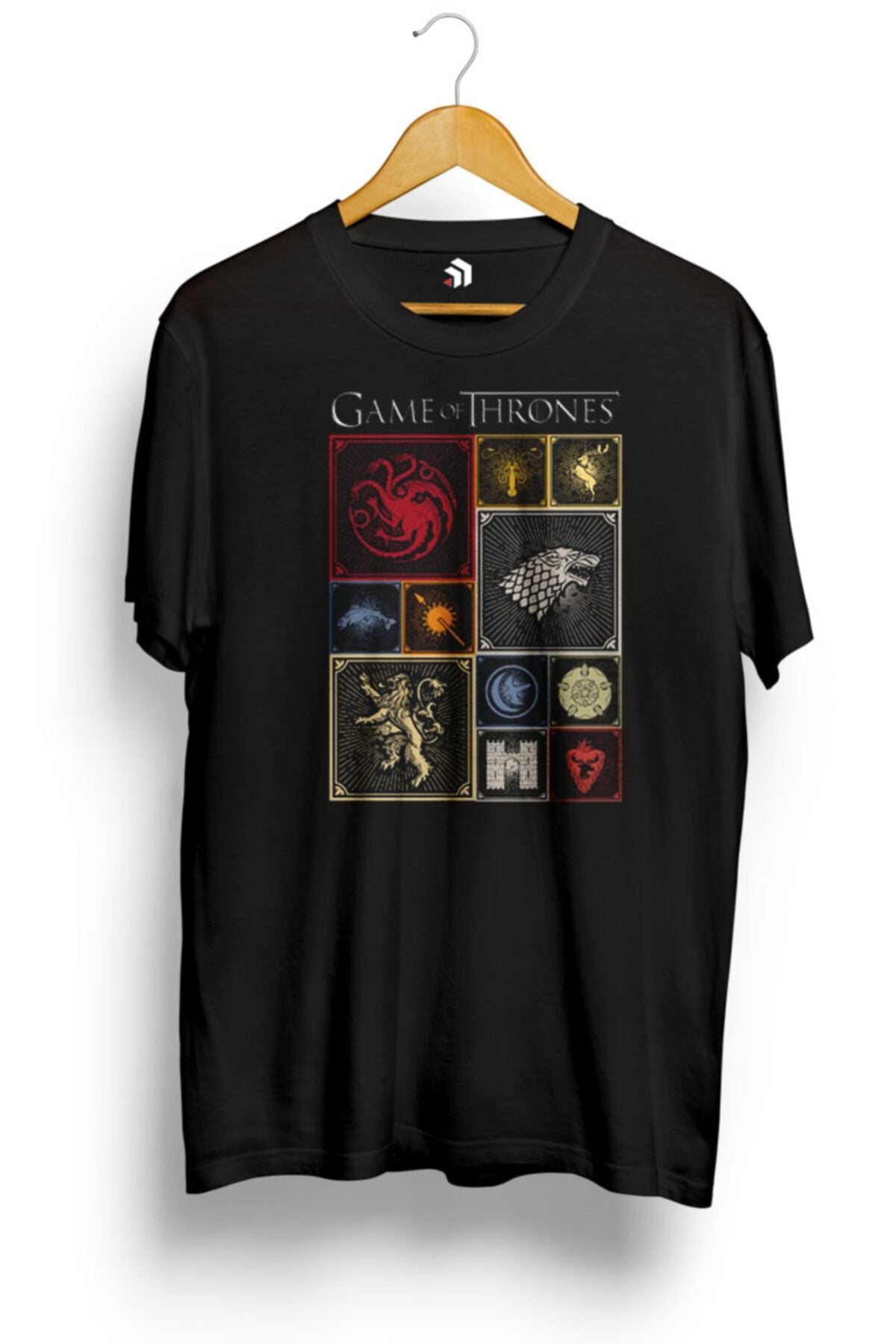 Game Of Thrones Kingdoms Tiles Baskılı Tişört