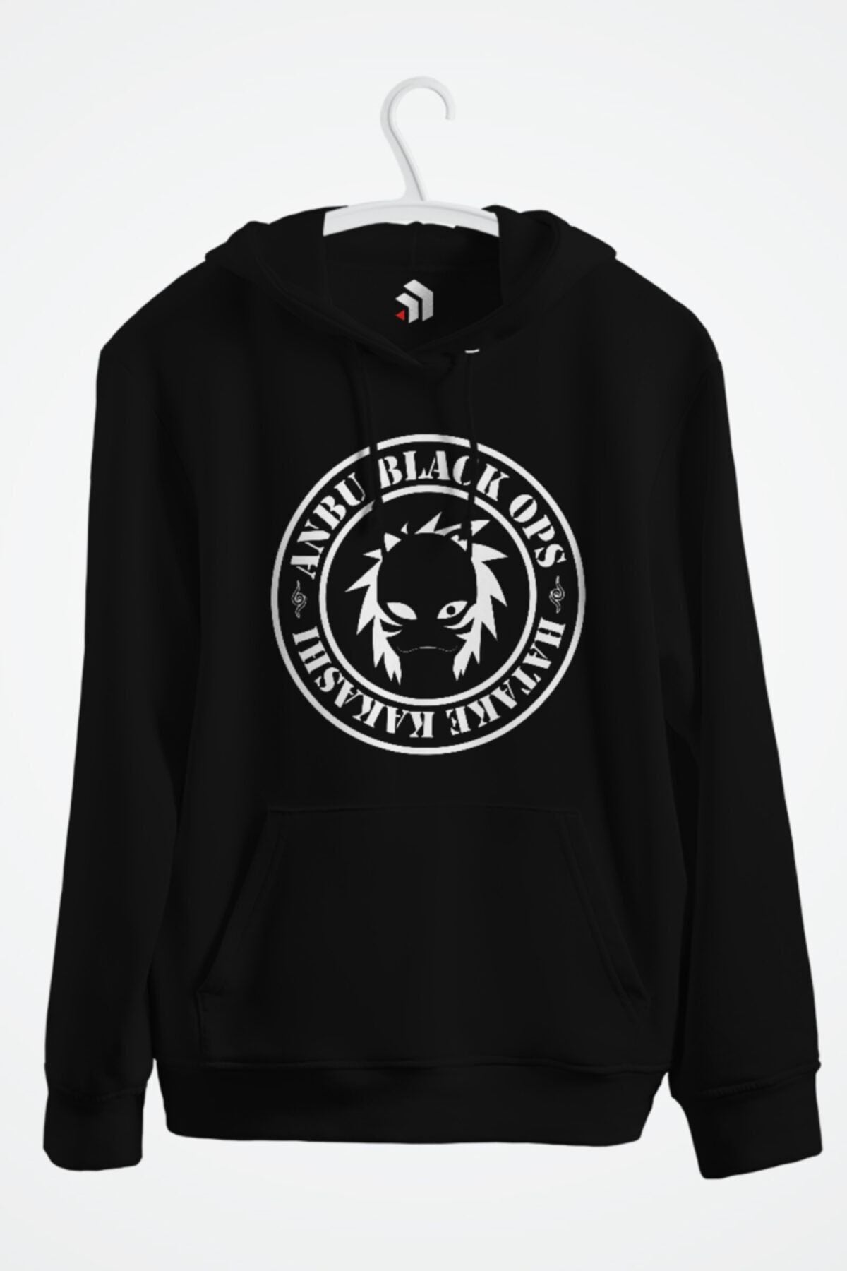 Shadow Of The Anbu Black Ops Anime Baskılı Kapşonlu Sweatshirt