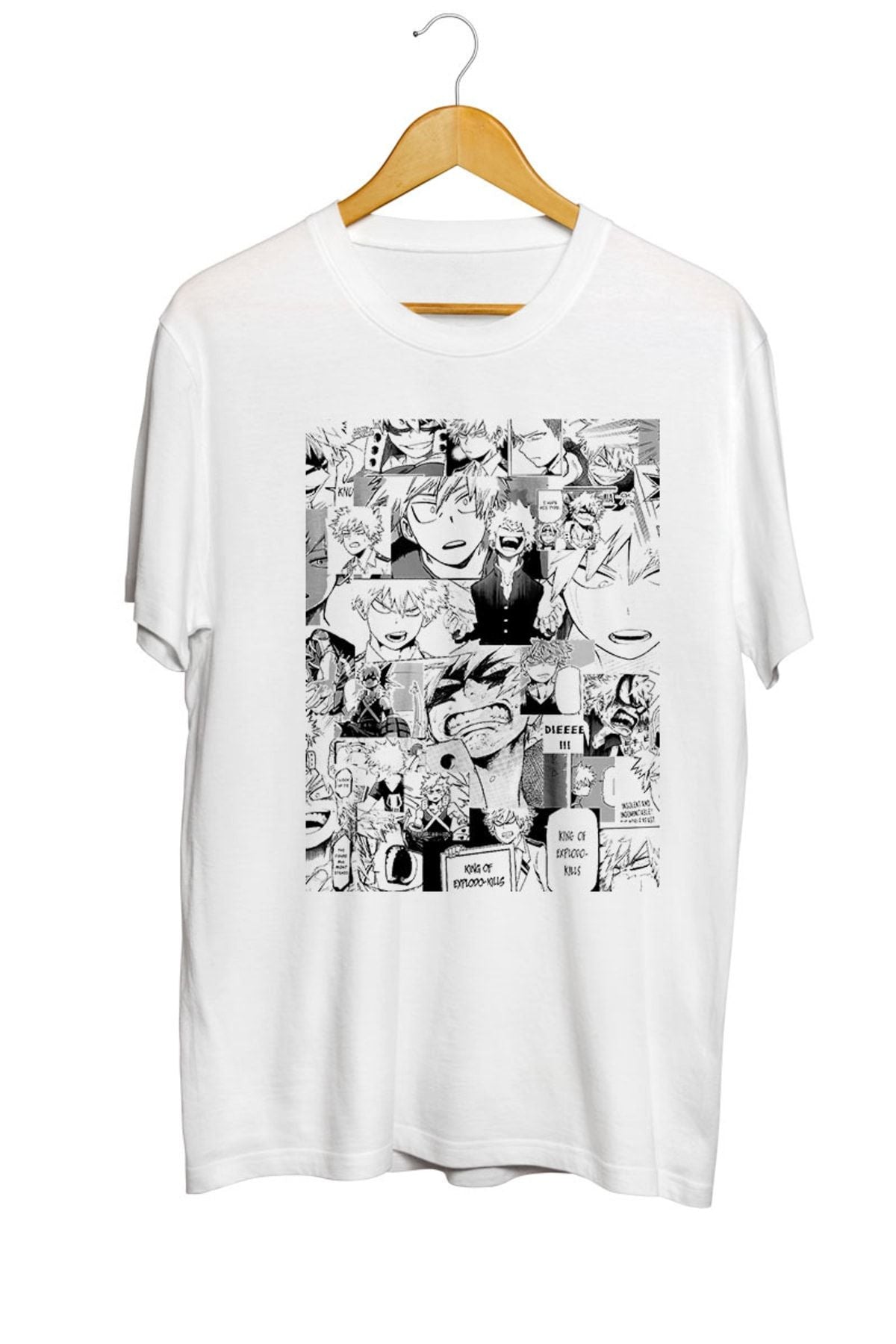 Bakugou Katsuki Collage Anime Tişört