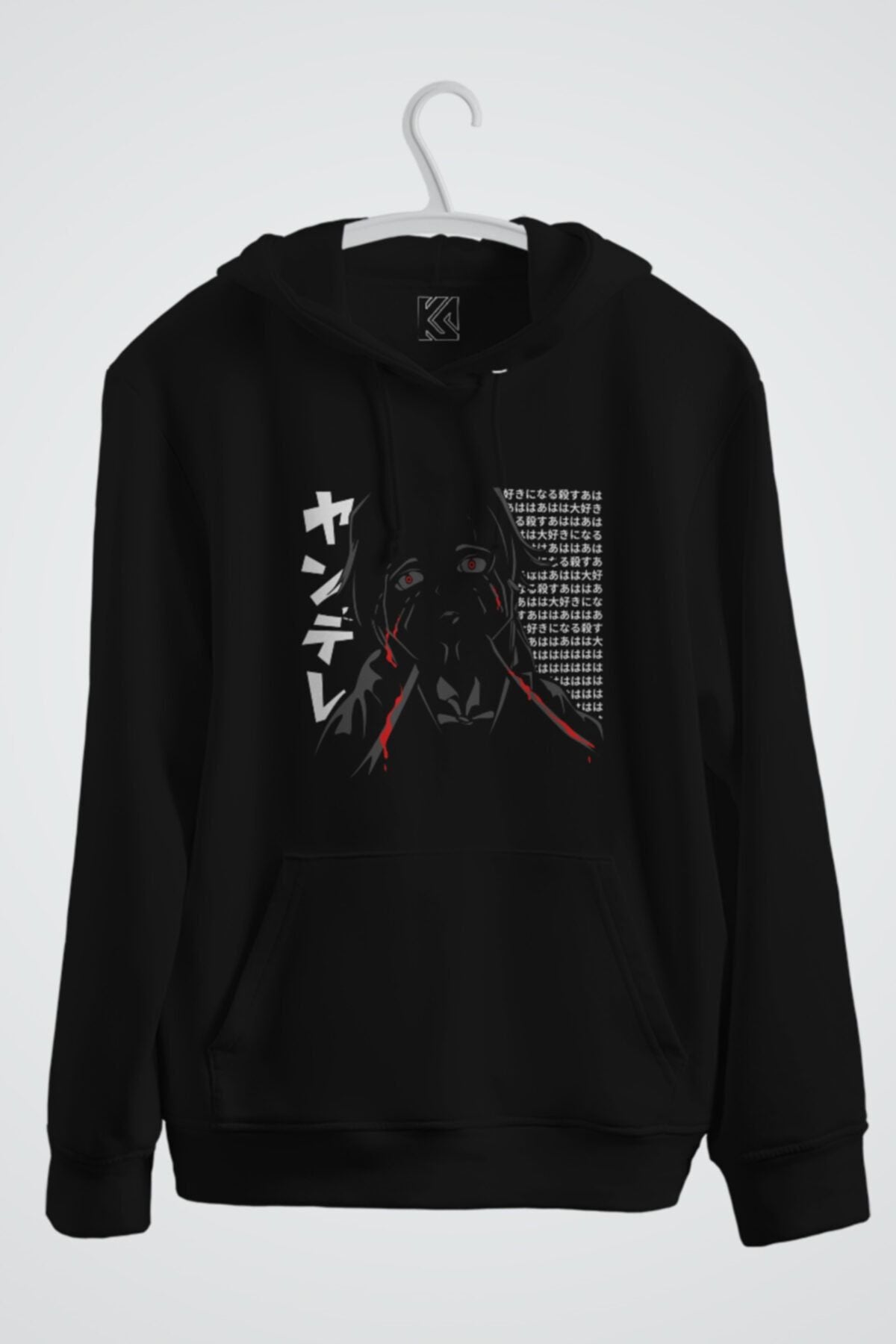 Yandere Mirai Nikki For Otaku Anime Baskılı Kapşonlu Sweat