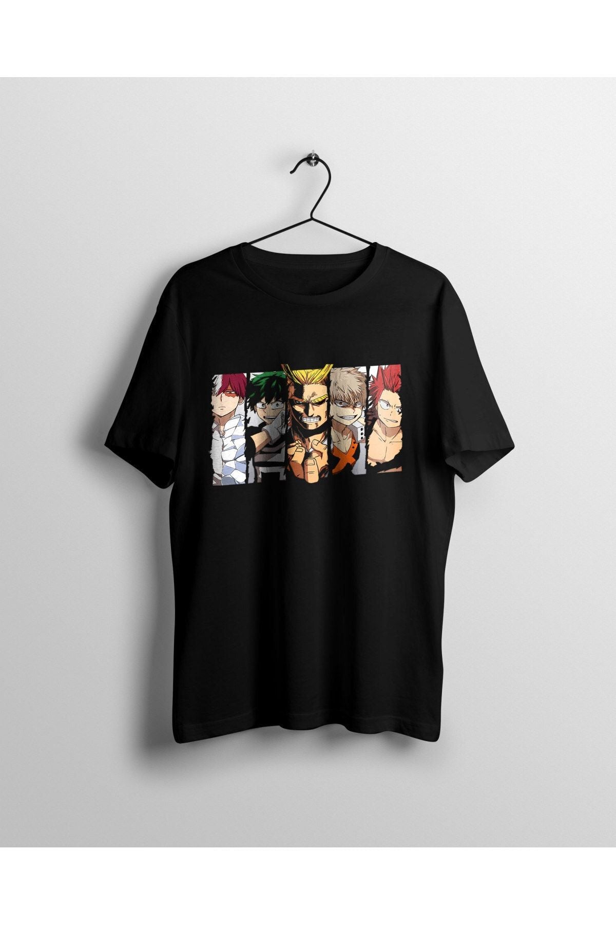 My Hero Academia Karakterleri Anime Baskılı T-Shirt
