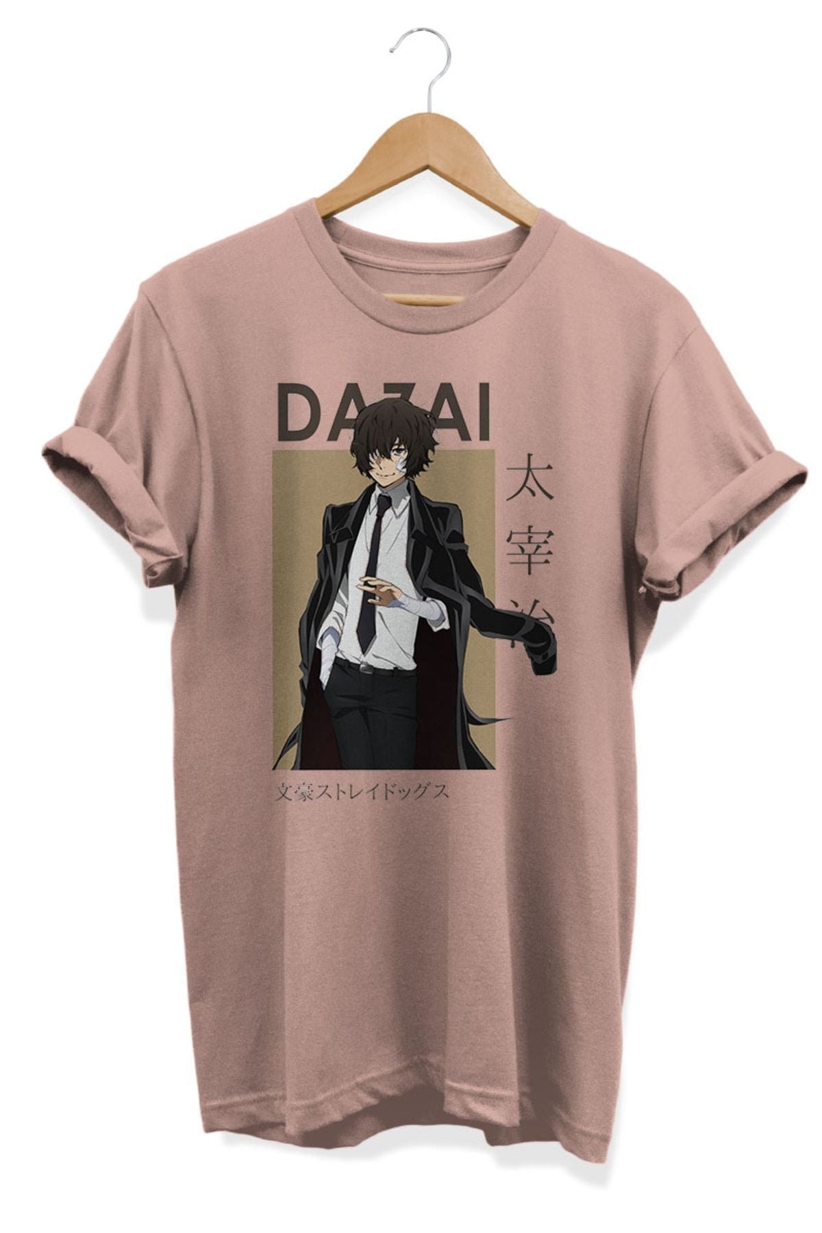 Bungou Stray Dogs Young Osamu Dazai Anime Baskılı Oversize Tişört